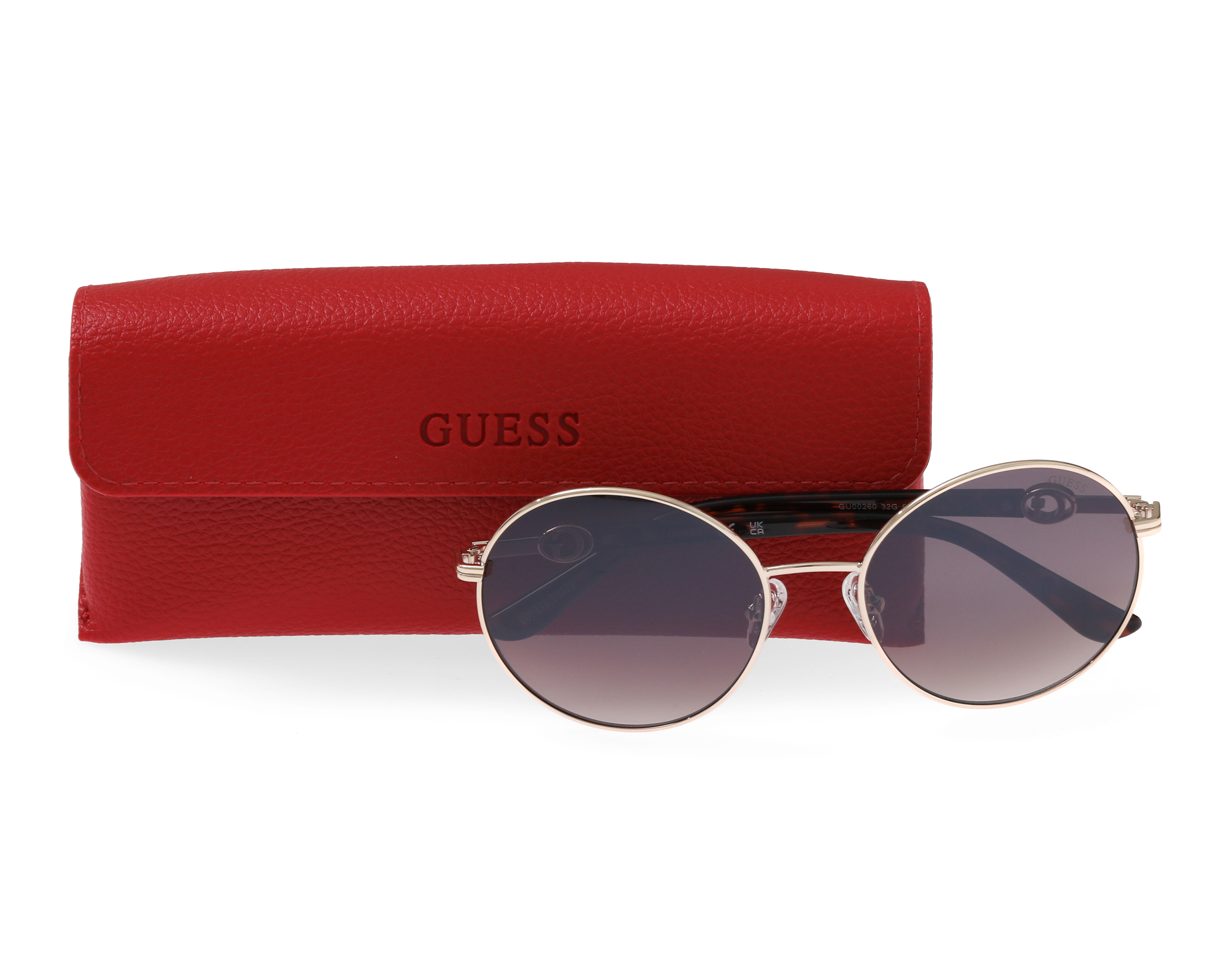 Foto 5 | Foto 5 | Lentes de Sol para Mujer Guess Redondos Dorados