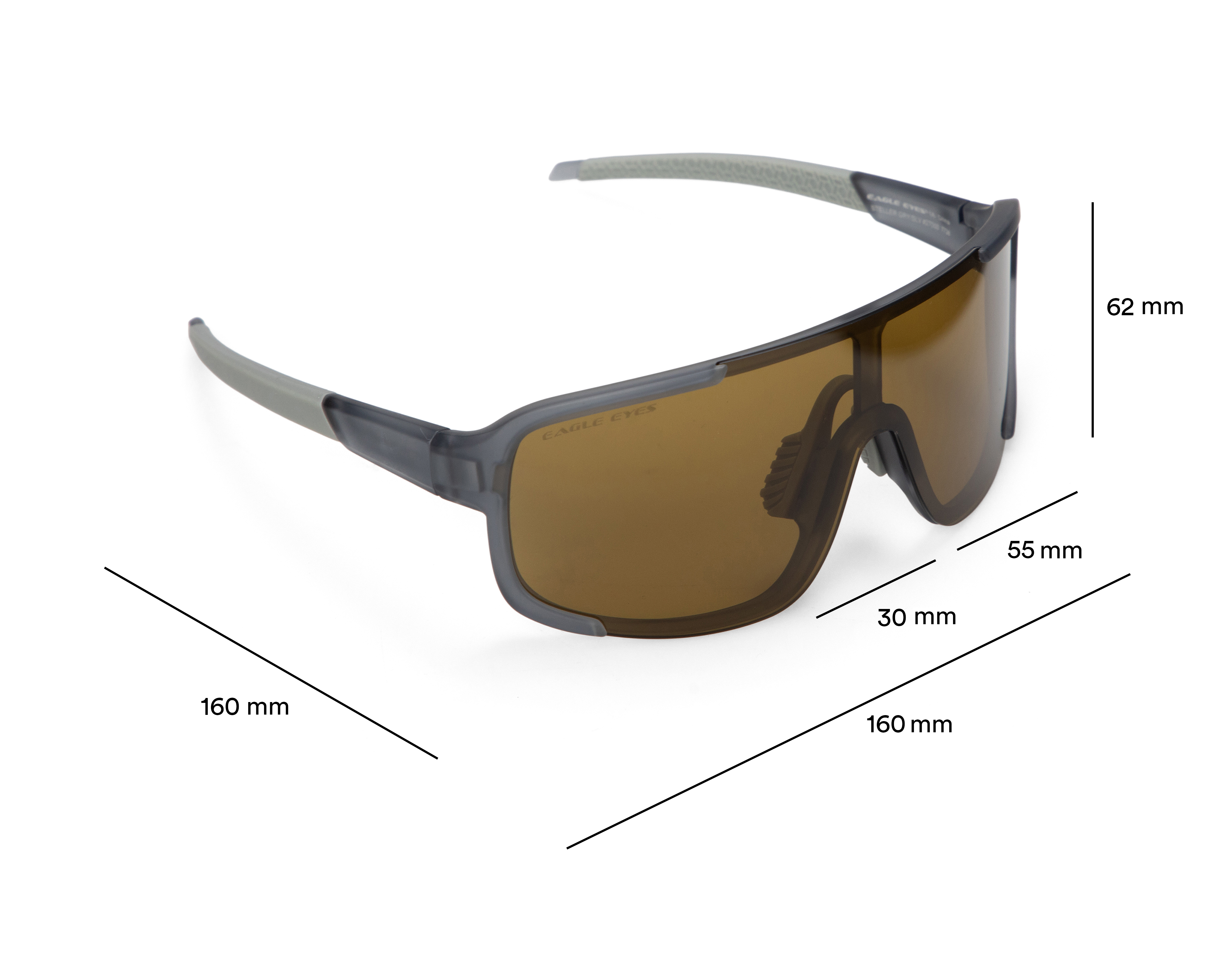 Foto 6 | Foto 6 | Lentes de Sol Unisex Eagle Eyes Deportivos Steller Negros