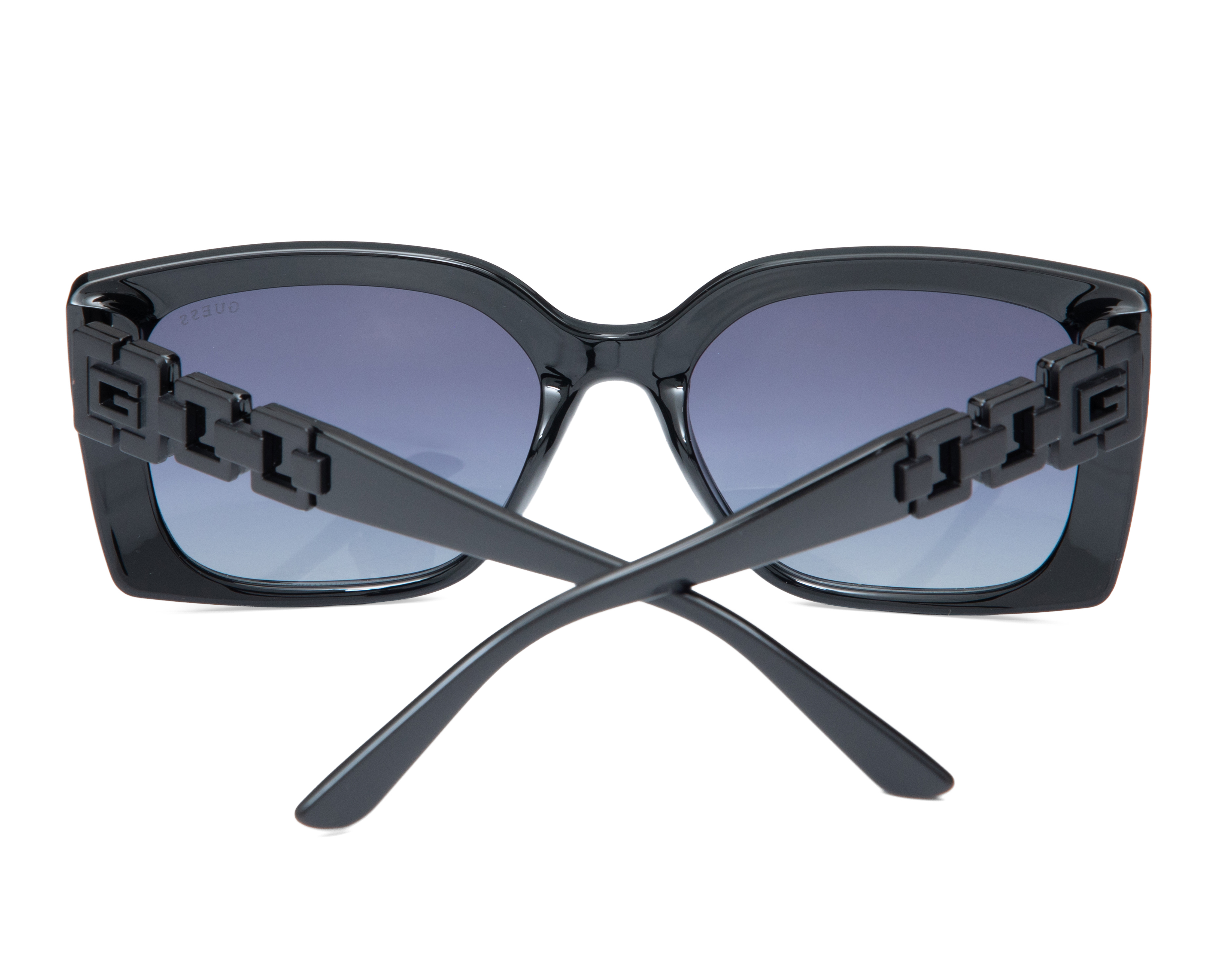 Foto 4 pulgar | Foto 3 | Lentes de Sol para Mujer Guess Rectangulares GU00265-H Negros