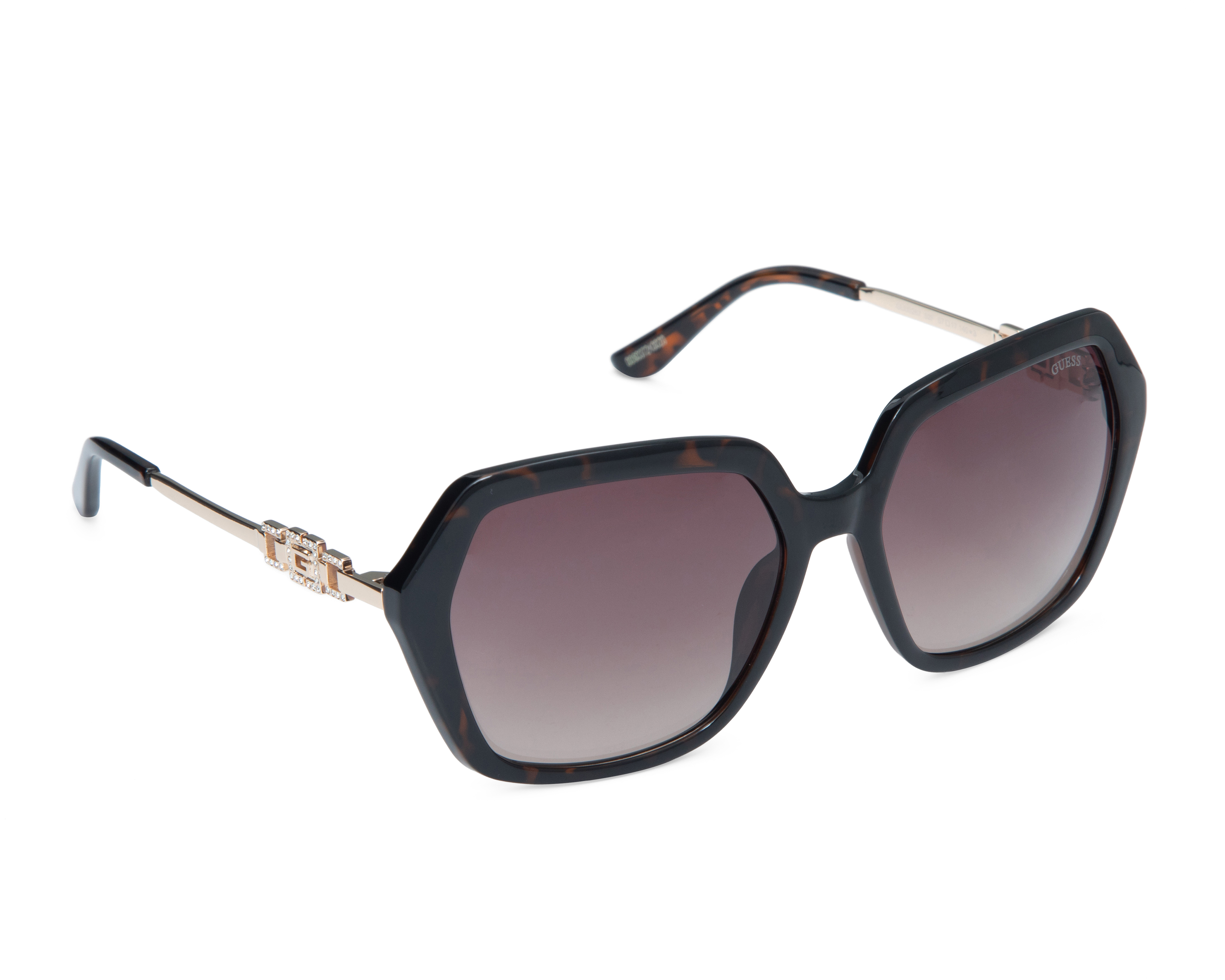 Foto 1 | Foto 1 | Lentes de Sol para Mujer Guess Hexagonales GU00267 Havana