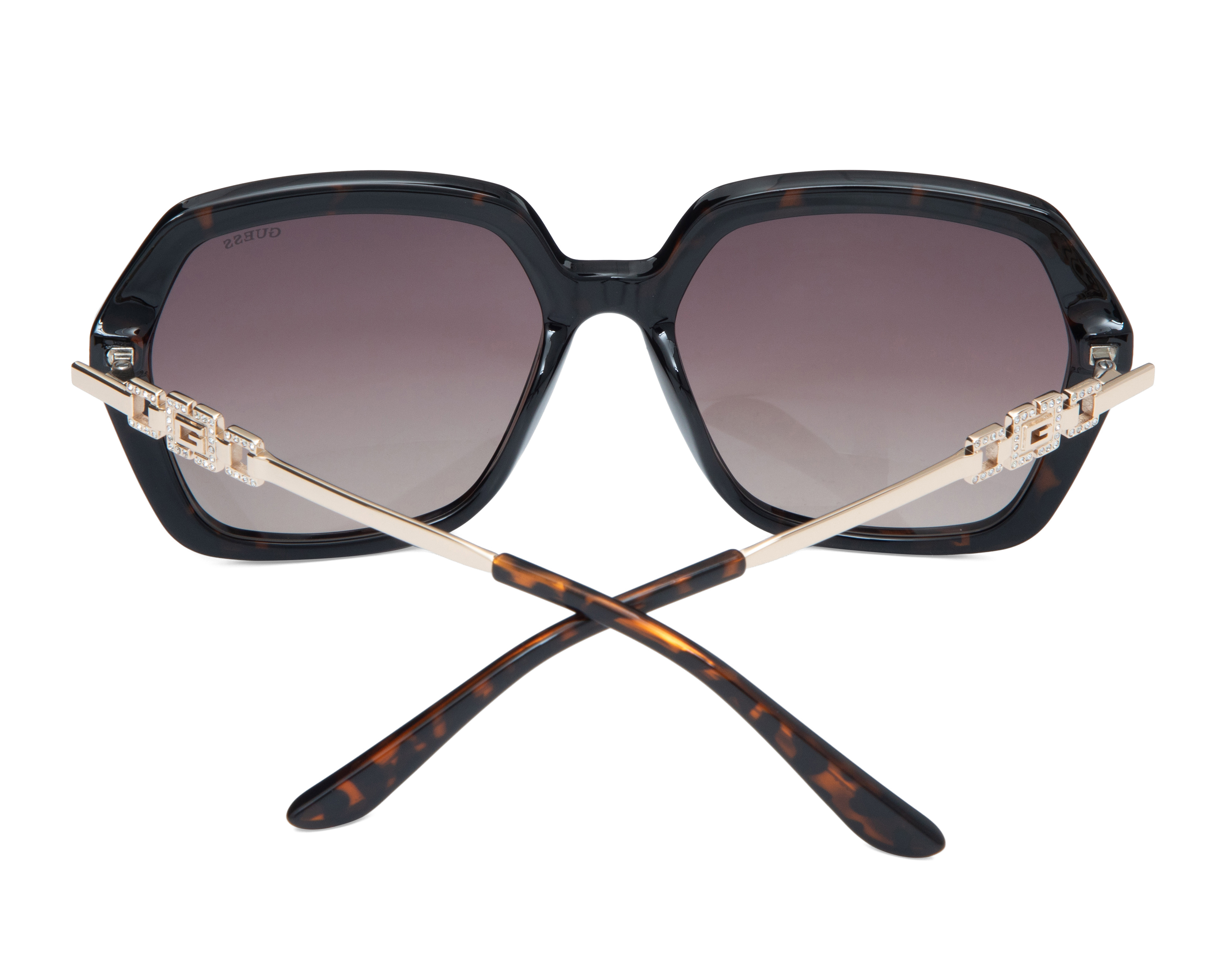 Foto 4 pulgar | Foto 3 | Lentes de Sol para Mujer Guess Hexagonales GU00267 Havana