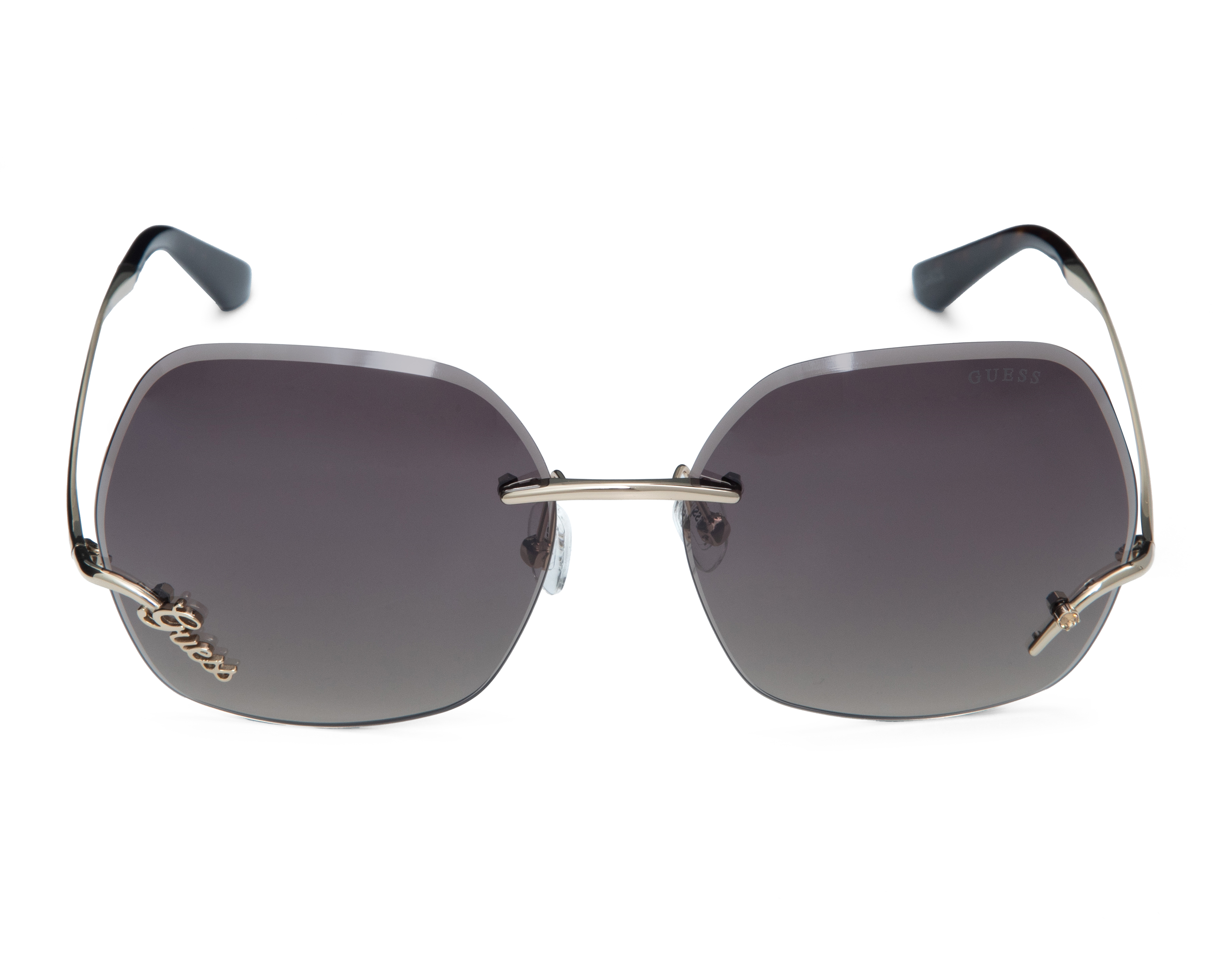 Foto 3 pulgar | Foto 2 | Lentes de Sol para Mujer Guess Mariposa GU00268 Dorados