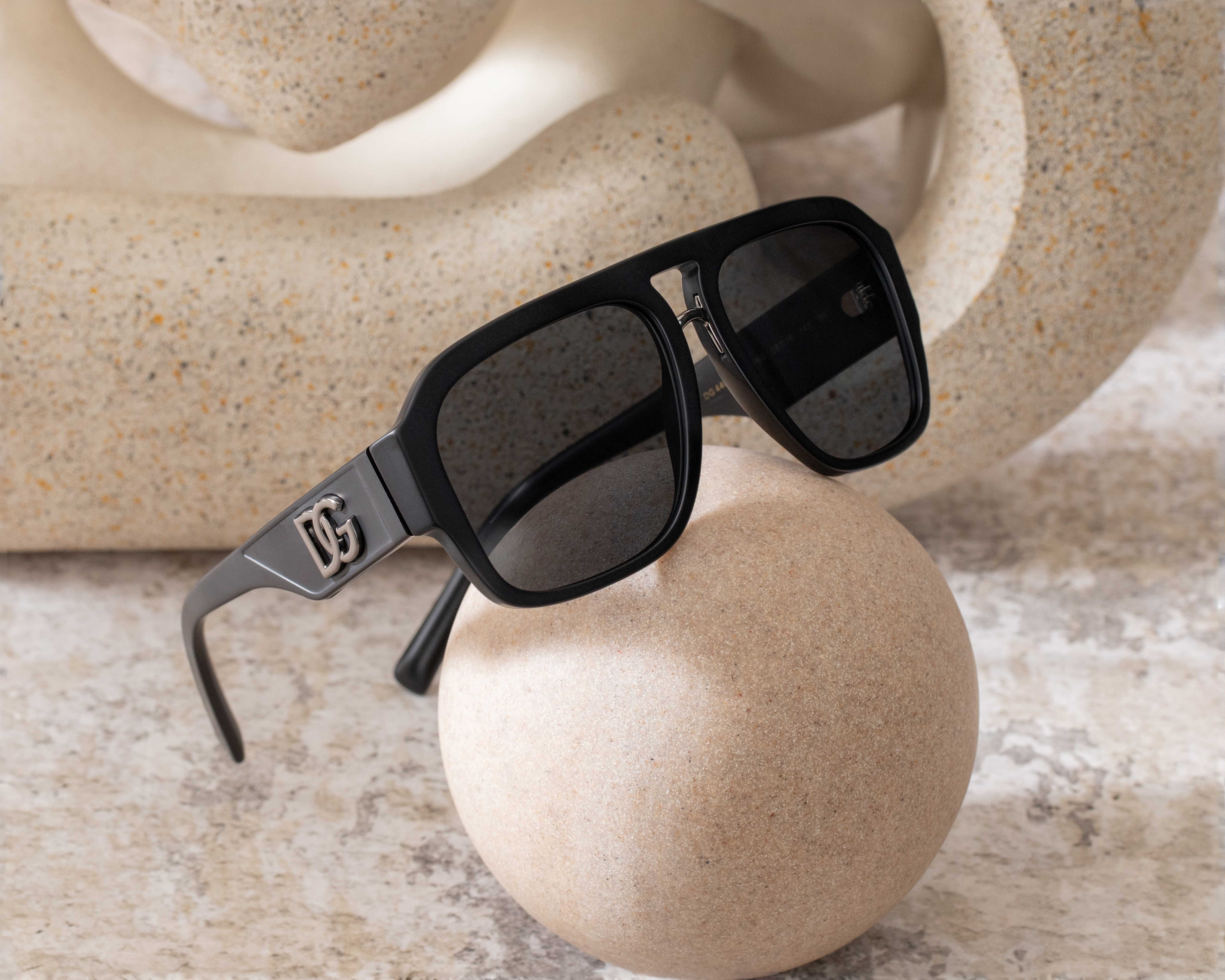 Foto 6 | Foto 6 | Lentes de Sol Unisex Dolce & Gabbana Rectangulares 0DG 4403 25256G Negros