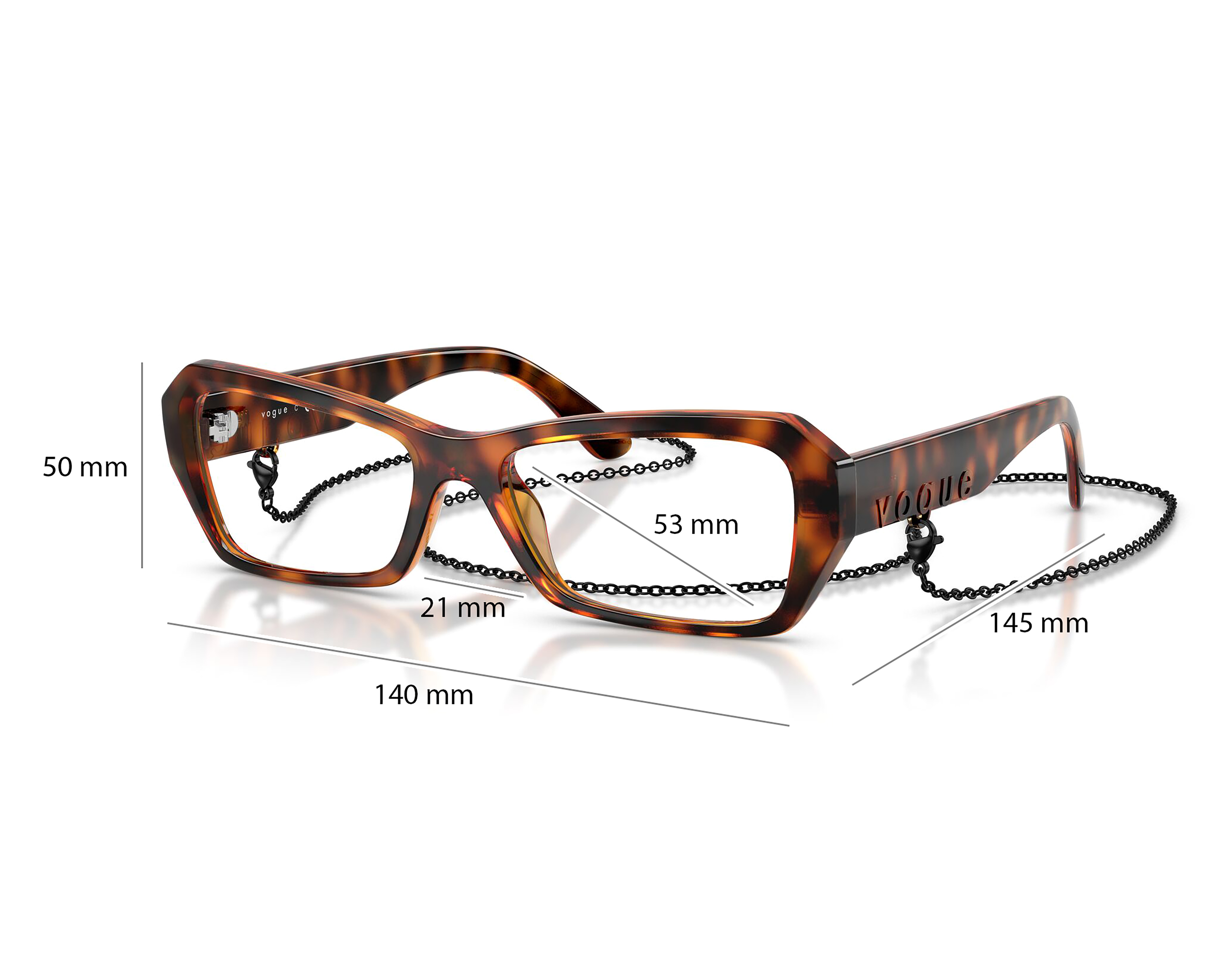 Foto 5 | Foto 5 | Armazón Oftálmico para Mujer Vogue Cat Eye Carey