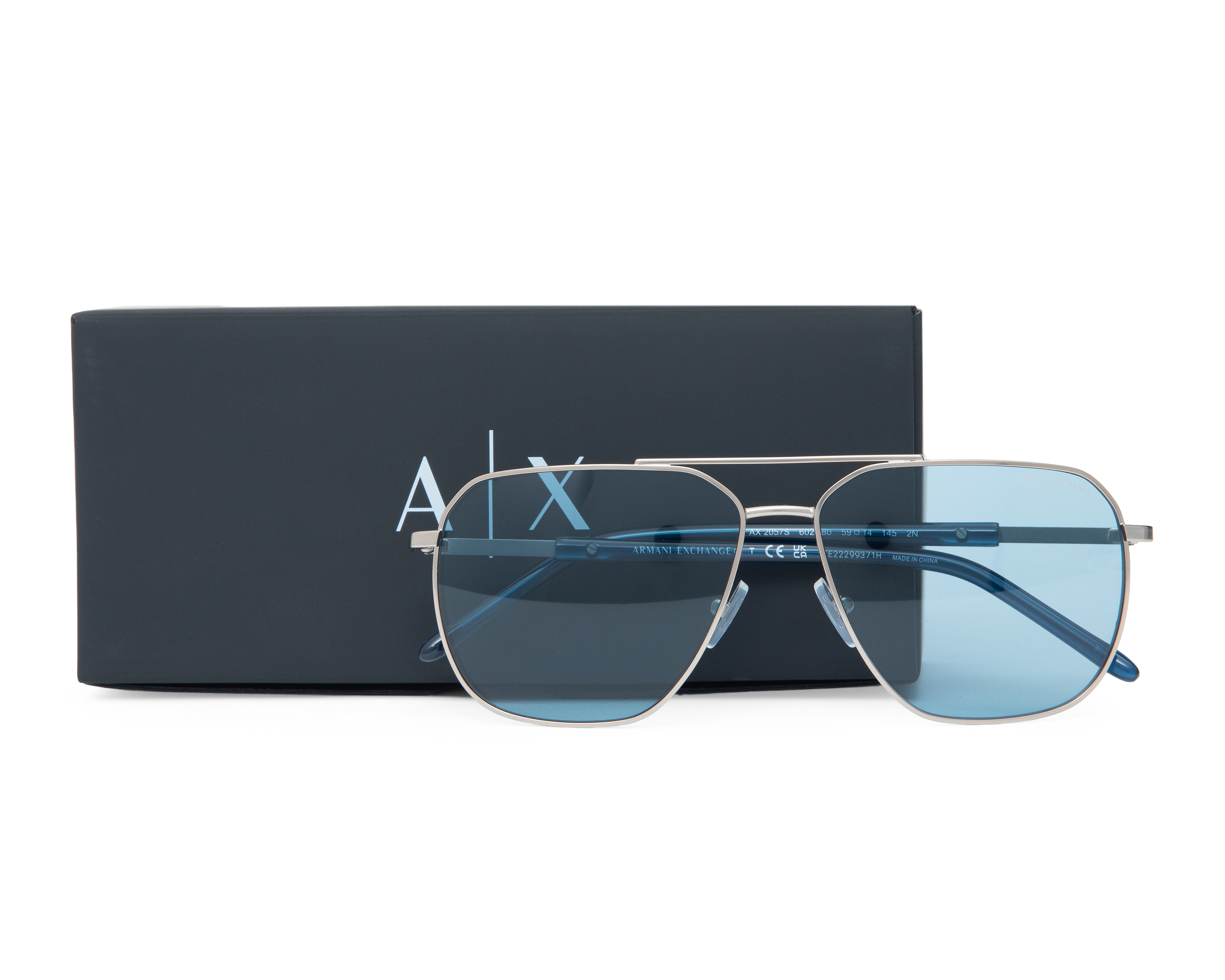 Foto 5 | Foto 5 | Lentes de Sol para Hombre Armani Exchange 0AX 2057S 602080 Azul