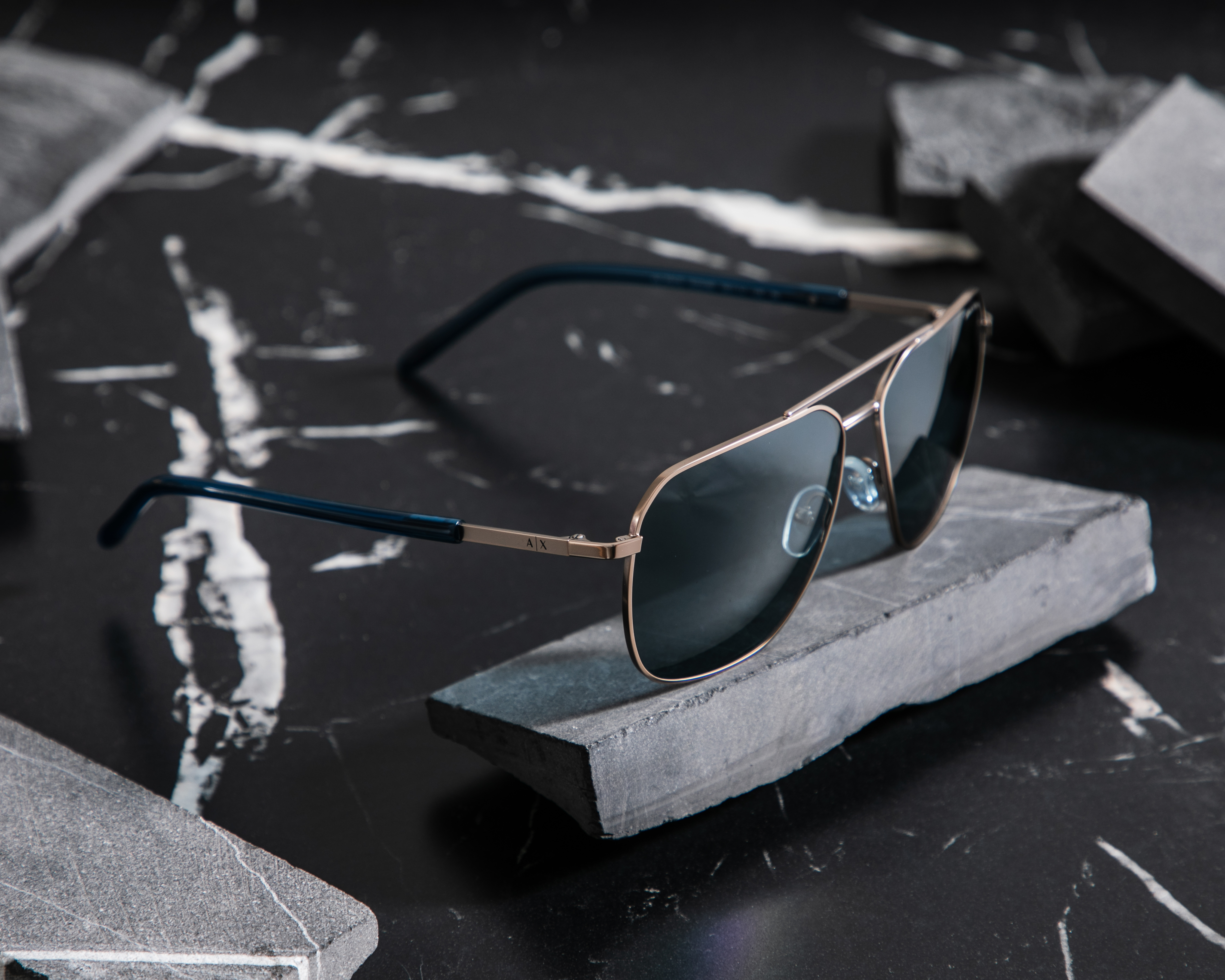 Foto 7 pulgar | Foto 6 | Lentes de Sol para Hombre Armani Exchange 0AX 2057S 602080 Azul