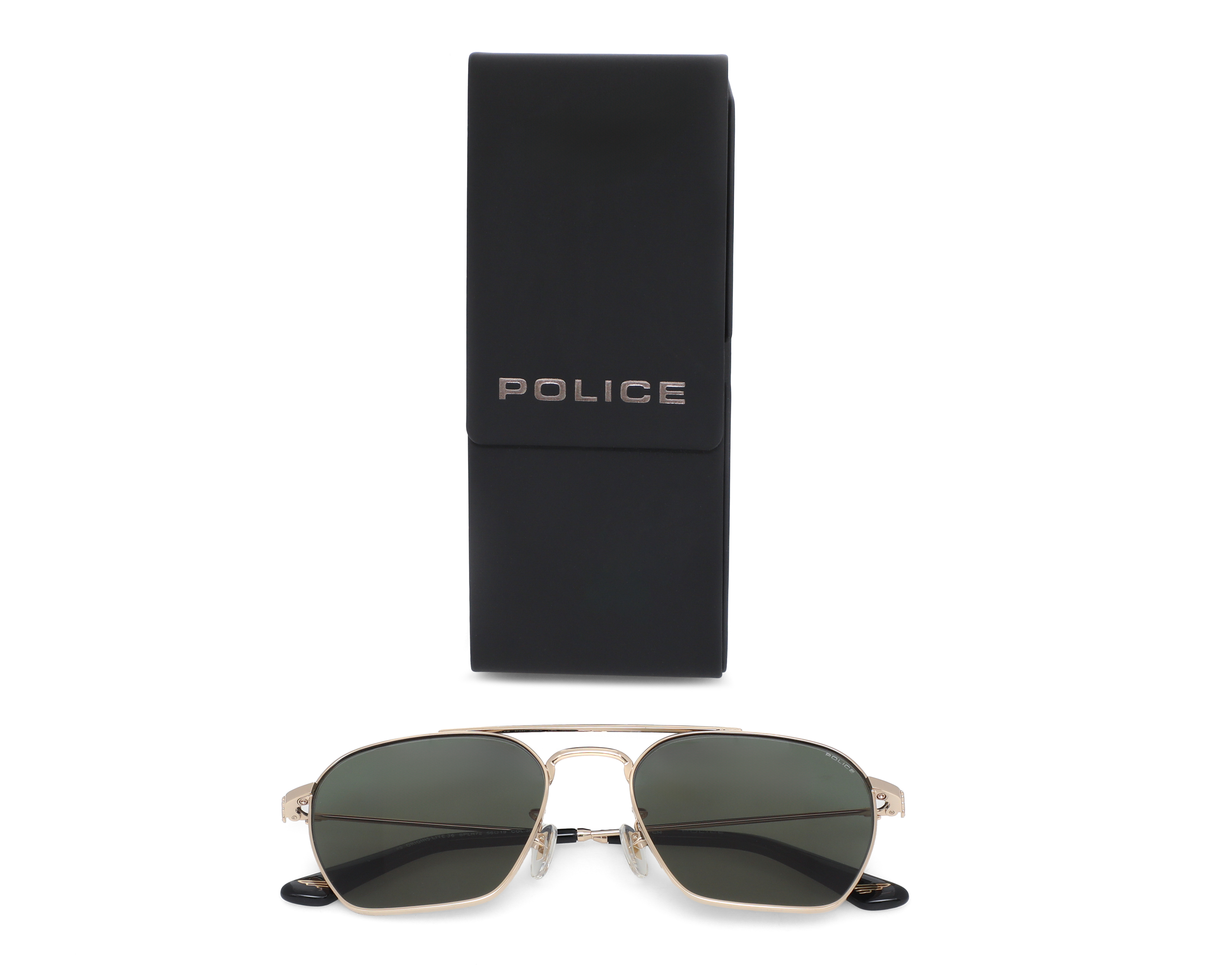 Foto 6 pulgar | Foto 5 | Lentes de Sol para Hombre Police Aviador SPL.00Q84.200B.55 Dorado