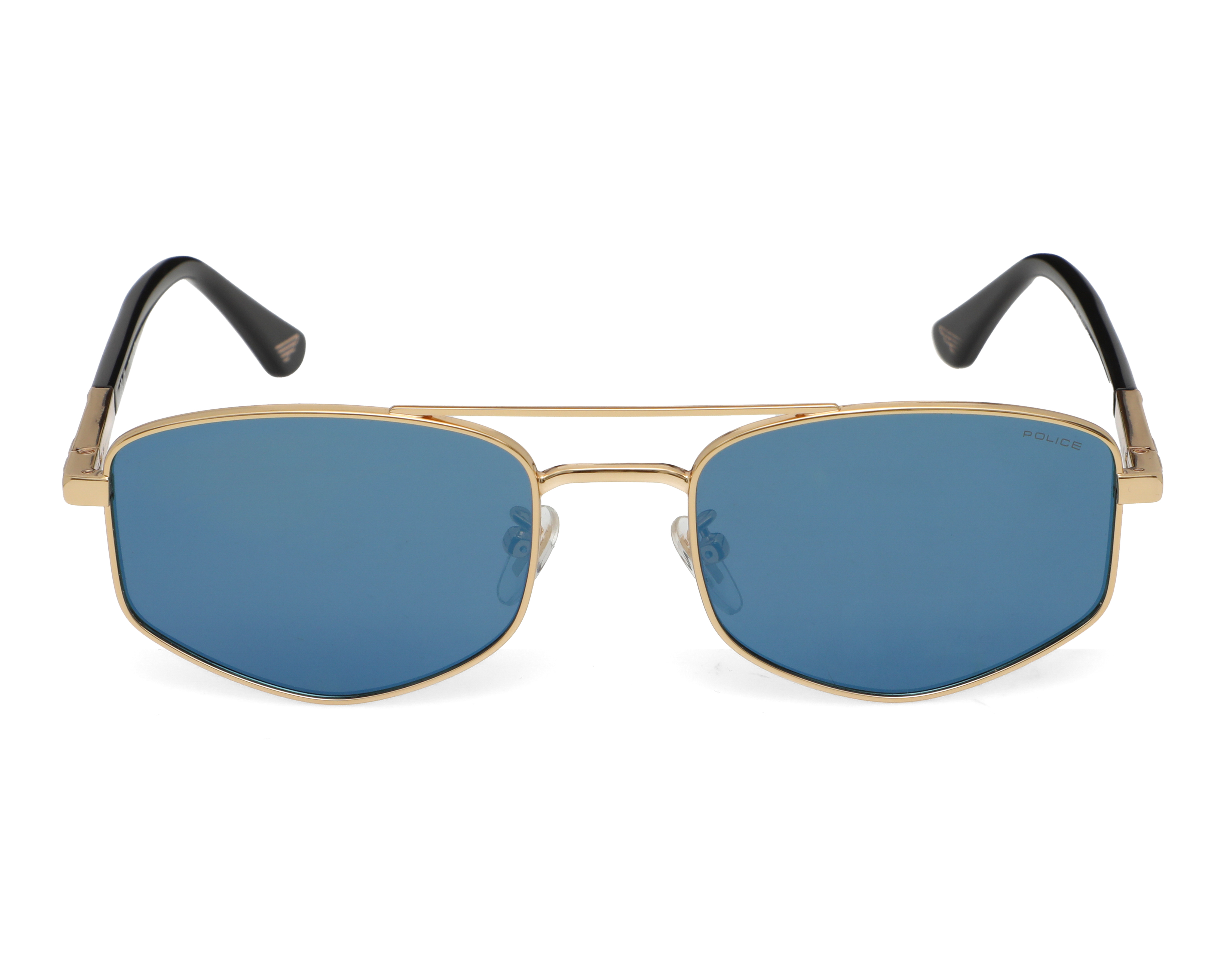 Foto 3 pulgar | Foto 2 | Lentes de Sol para Hombre Police Cuadrado SPL.00Q84.200B.55 Dorados