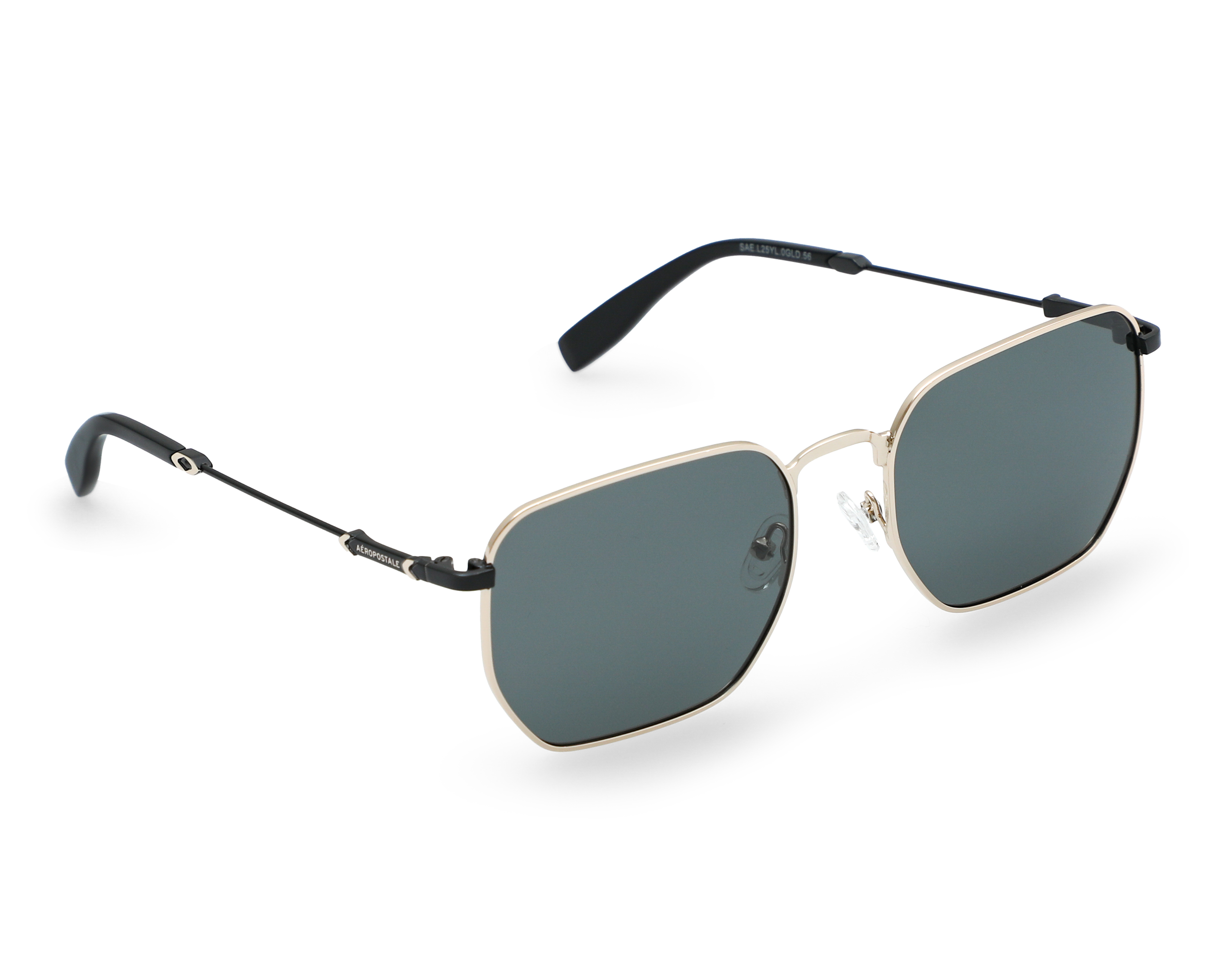 Lentes de Sol para Hombre Aéropostale Cuadrados SAE.L25YL.0GLD.56 Dorado