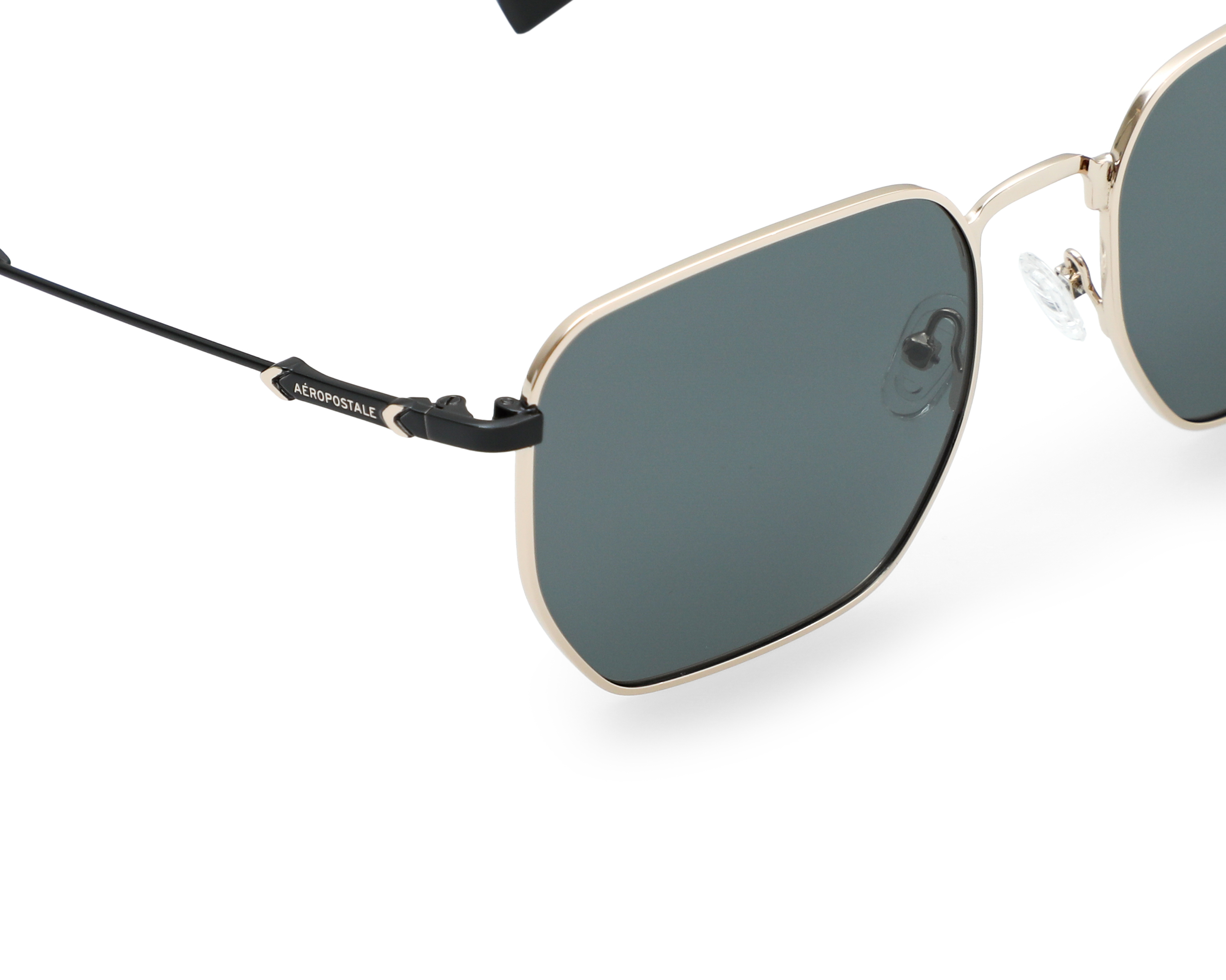 Foto 4 | Foto 4 | Lentes de Sol para Hombre Aéropostale Cuadrados SAE.L25YL.0GLD.56 Dorado