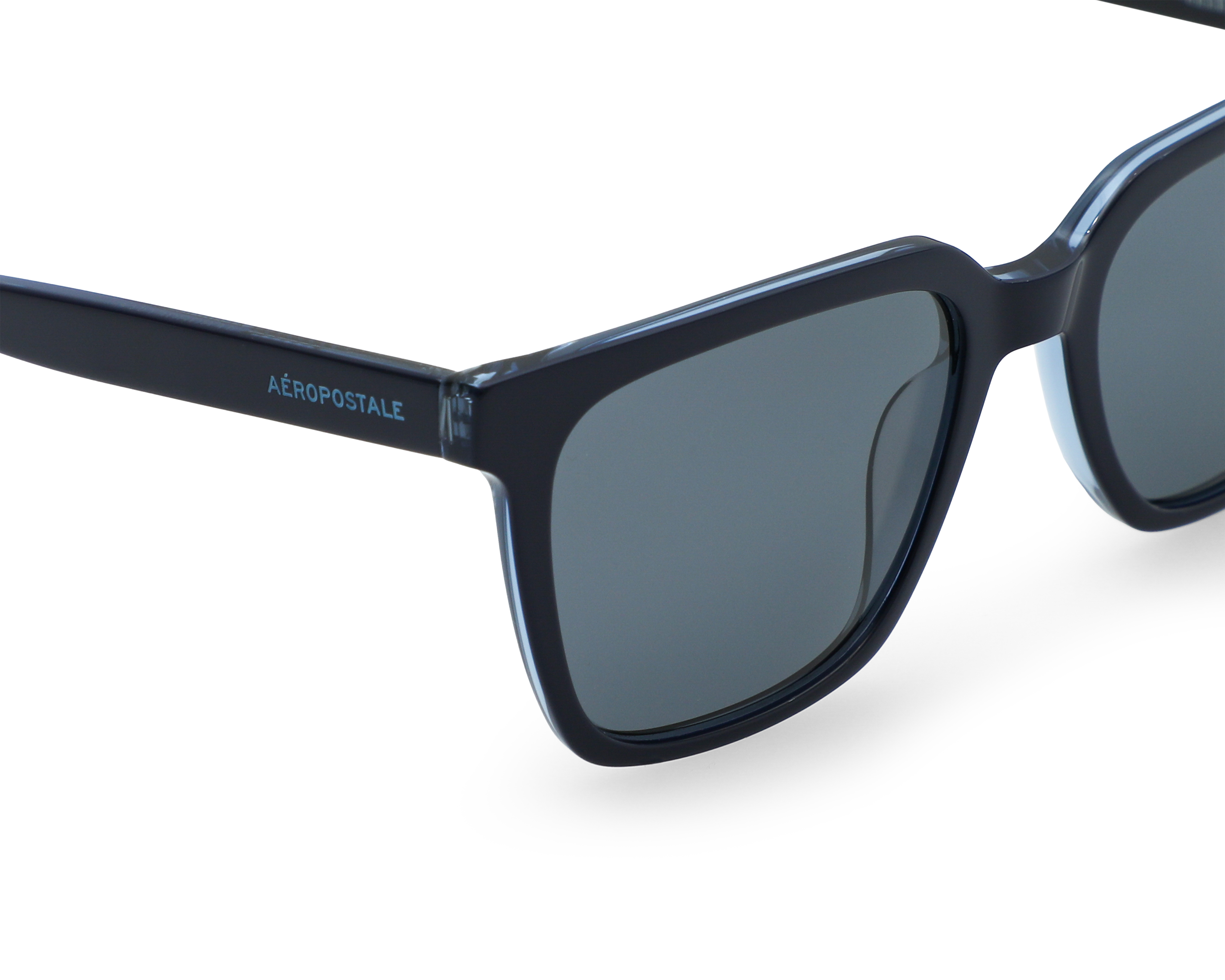 Foto 5 pulgar | Foto 4 | Lentes de Sol para Hombre Aéropostale Cuadrados SAE.13351.0BLK.55 Negros