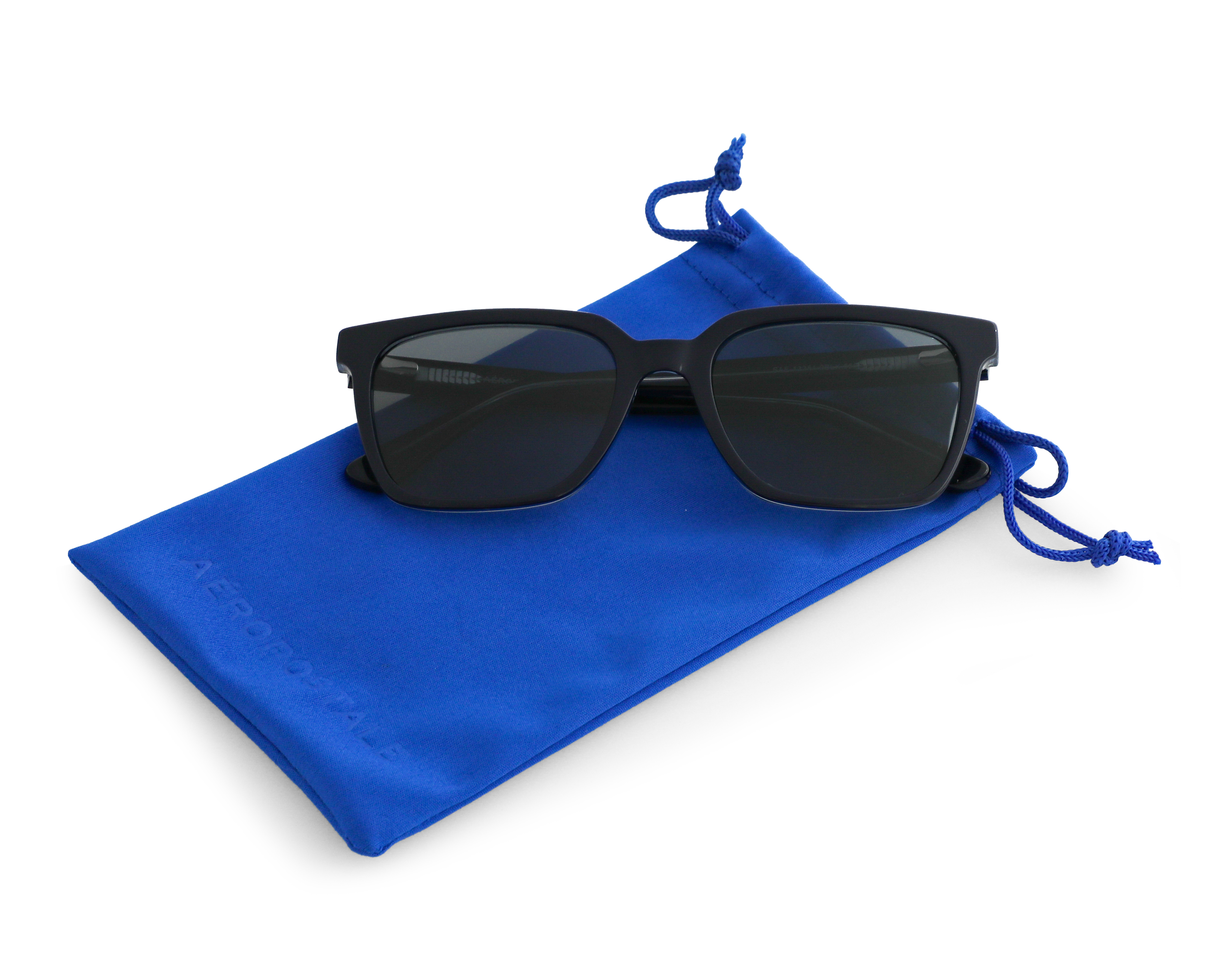 Foto 6 pulgar | Foto 5 | Lentes de Sol para Hombre Aéropostale Cuadrados SAE.13351.0BLK.55 Negros