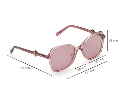 Foto 7 | Foto 7 | Lentes de Sol para Mujer Aéropostale Cuadrados Rosas
