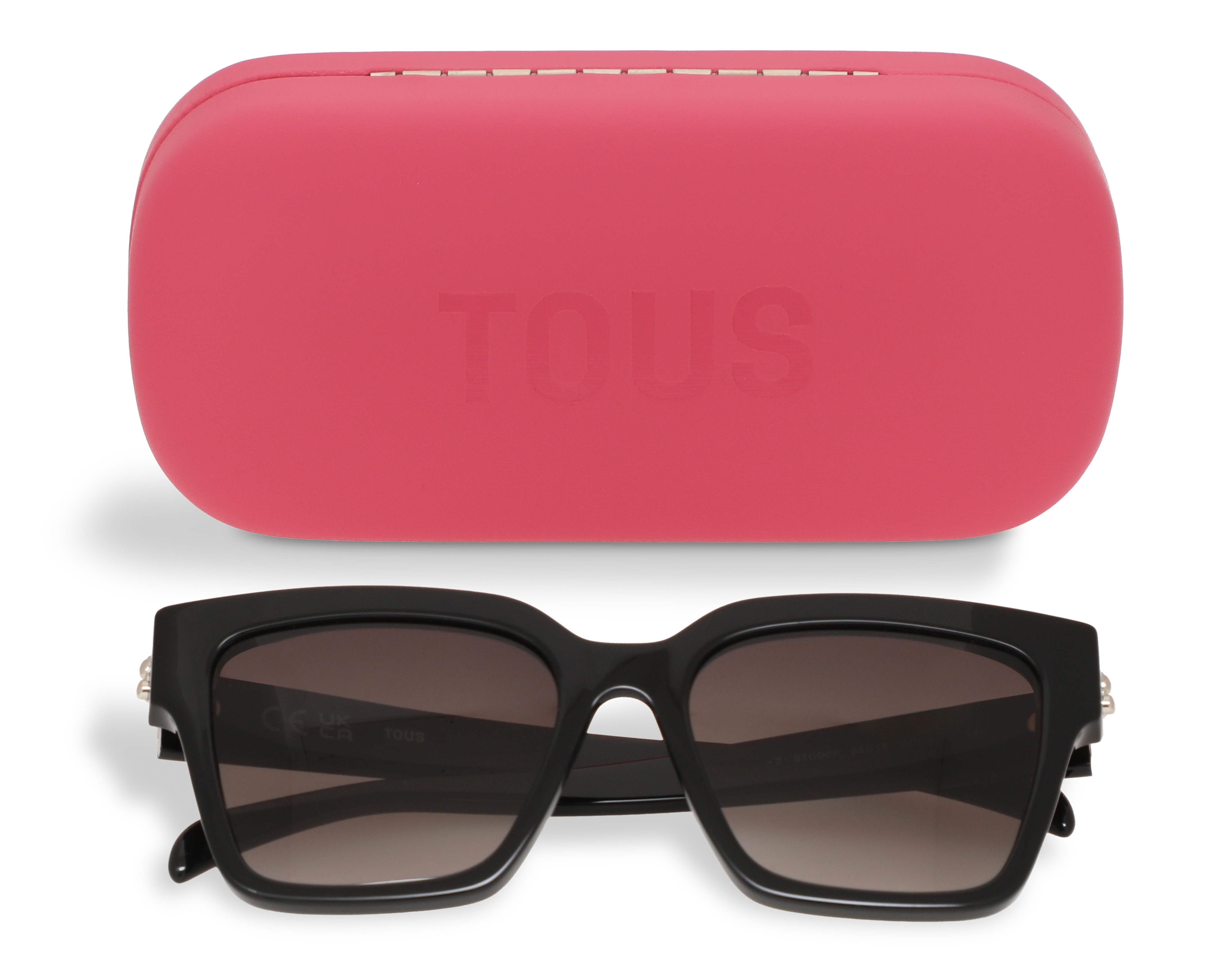 Foto 5 | Foto 5 | Lentes de Sol para Mujer Tous Cuadrados 00D07 Negros