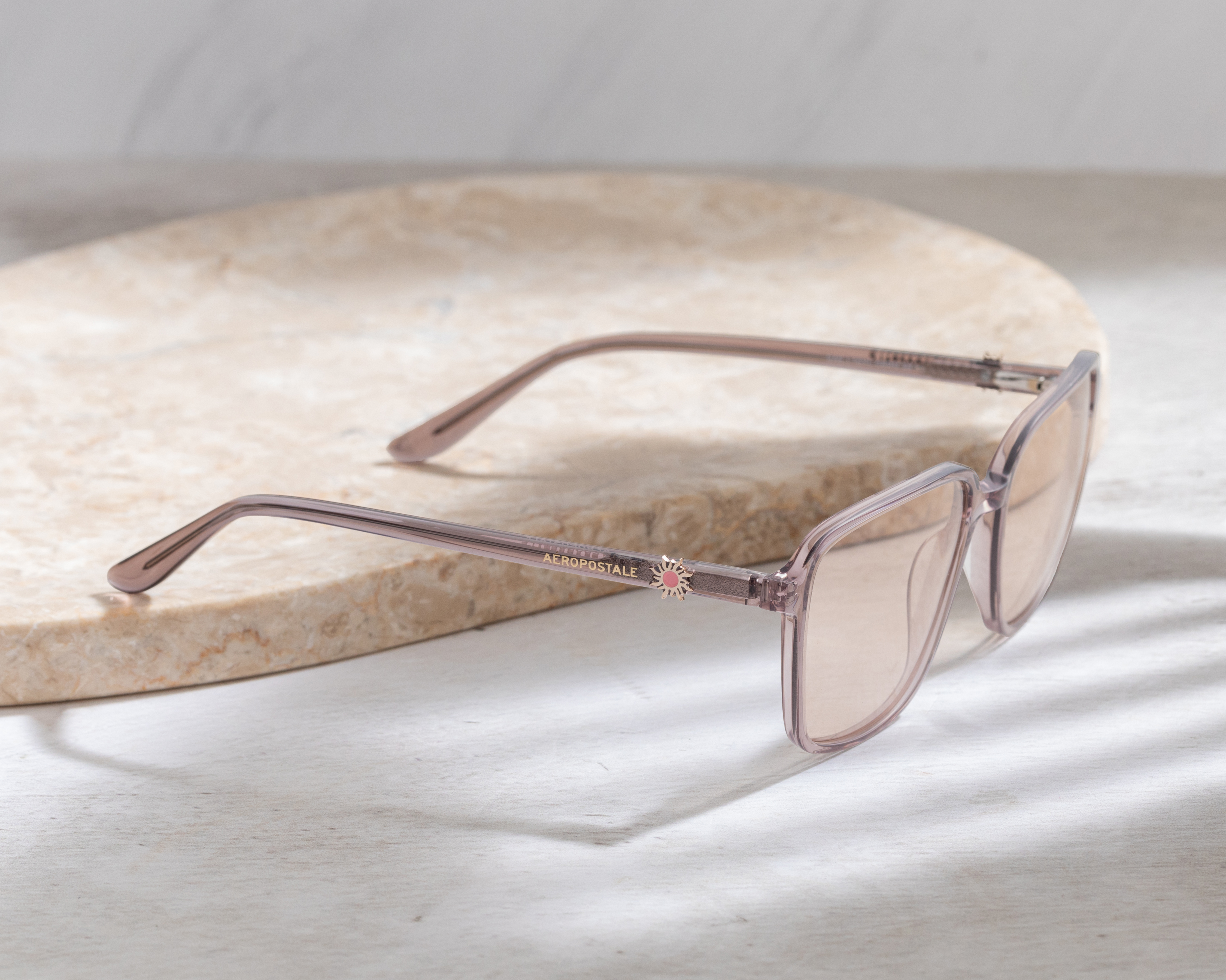 Foto 7 pulgar | Foto 6 | Lentes de Sol para Mujer Aéropostale Cuadrados  SAE.L16YL.0BRN.56 Café