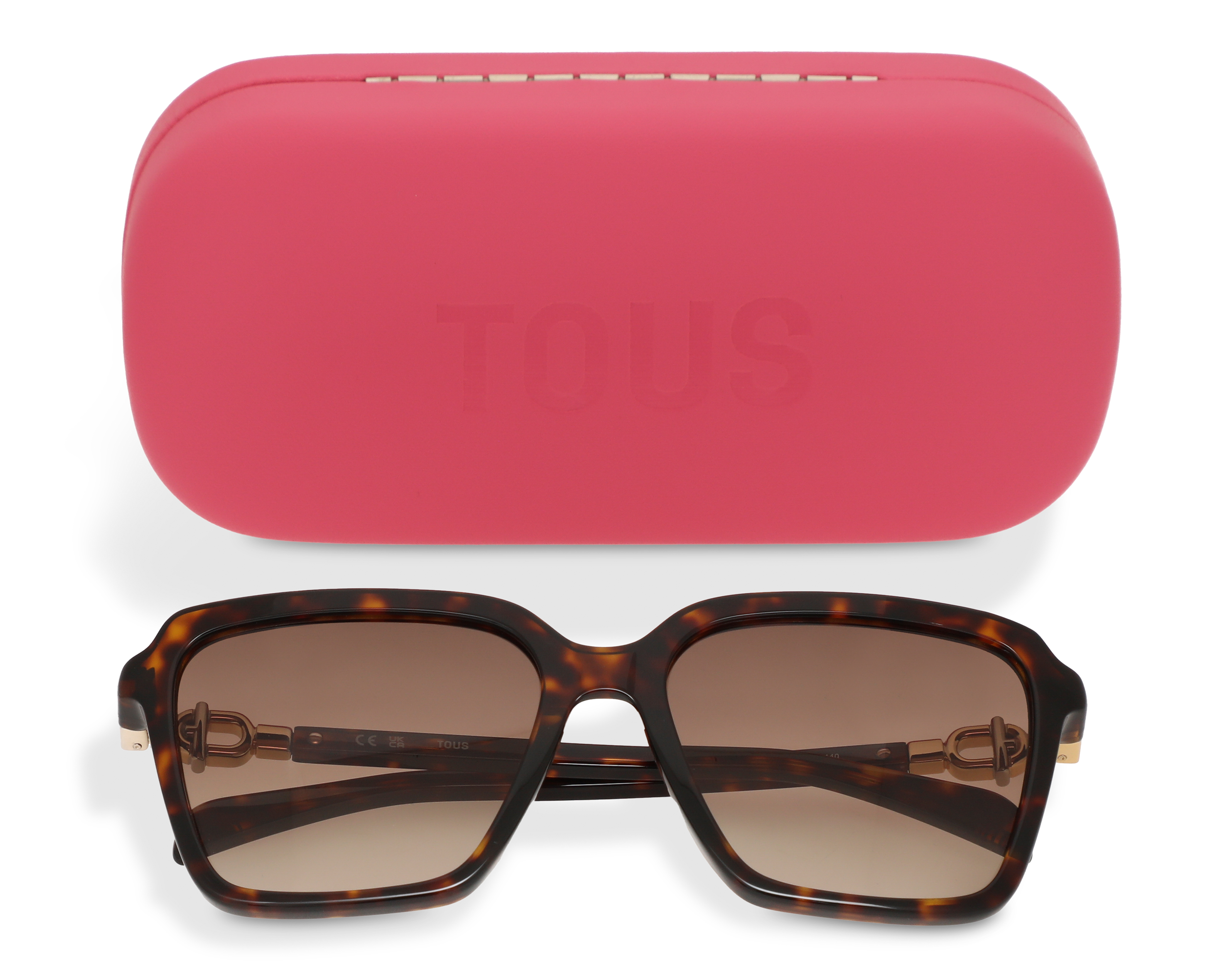 Foto 6 pulgar | Foto 5 | Lentes de Sol para Mujer Tous Cuadrado STO.00C74.0743.56 Havana