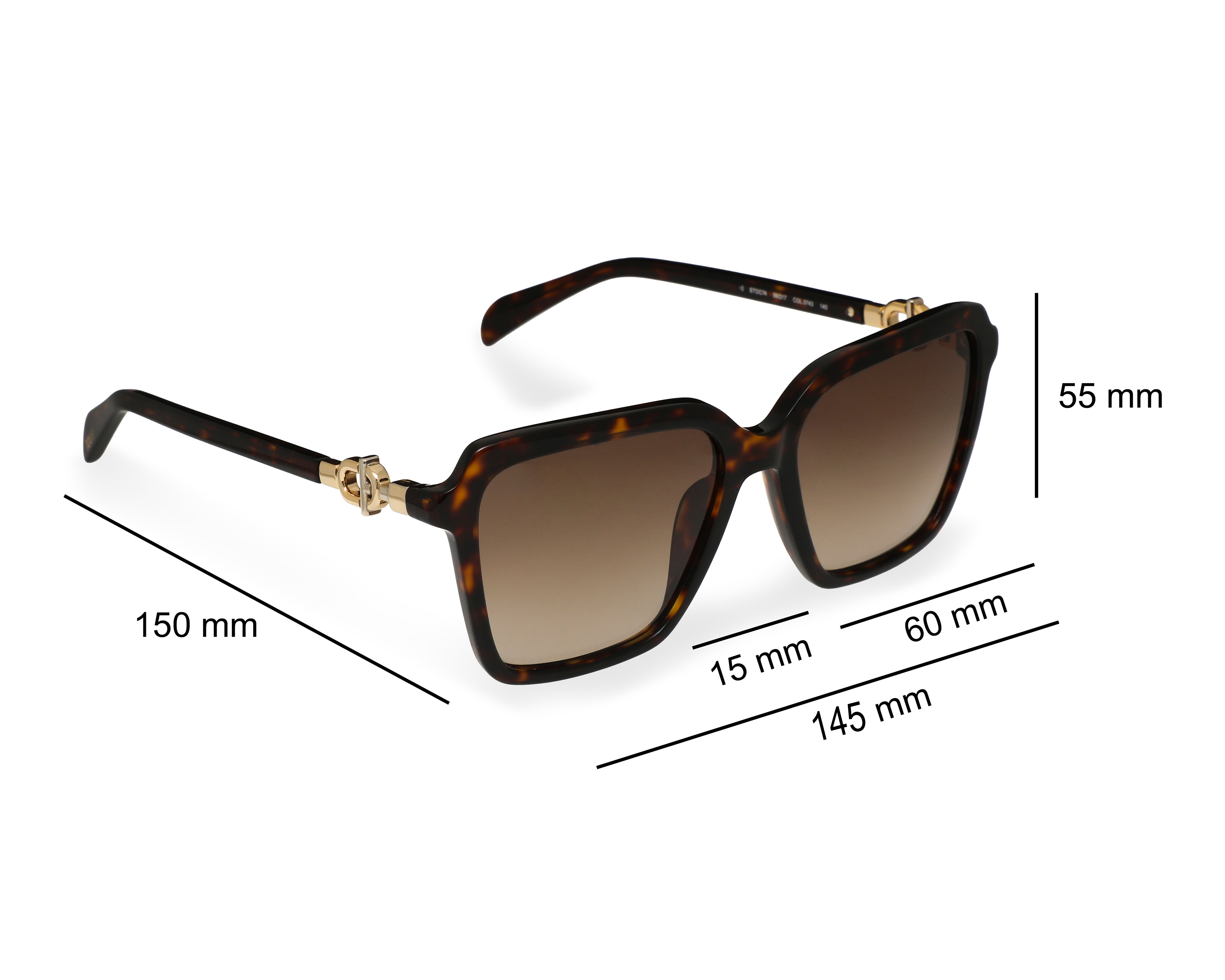 Foto 8 pulgar | Foto 7 | Lentes de Sol para Mujer Tous Cuadrado STO.00C74.0743.56 Havana