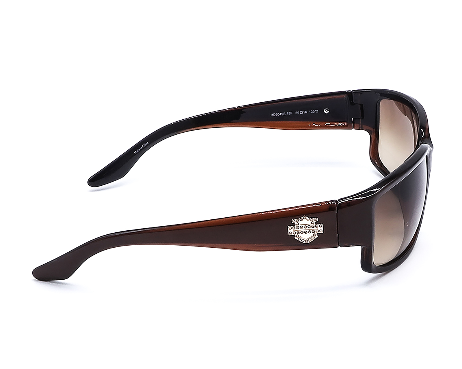 Foto 6 pulgar | Foto 5 | Lentes de Sol para Mujer Harley Davidson Rectangulares HD5049S5948F Café