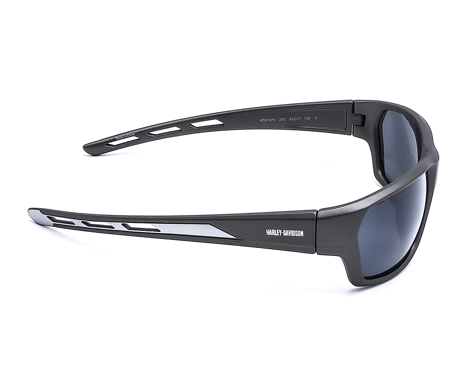 Foto 5 | Foto 5 | Lentes de Sol para Hombre Harley Davidson Rectangulares HD0147V6320C Grises