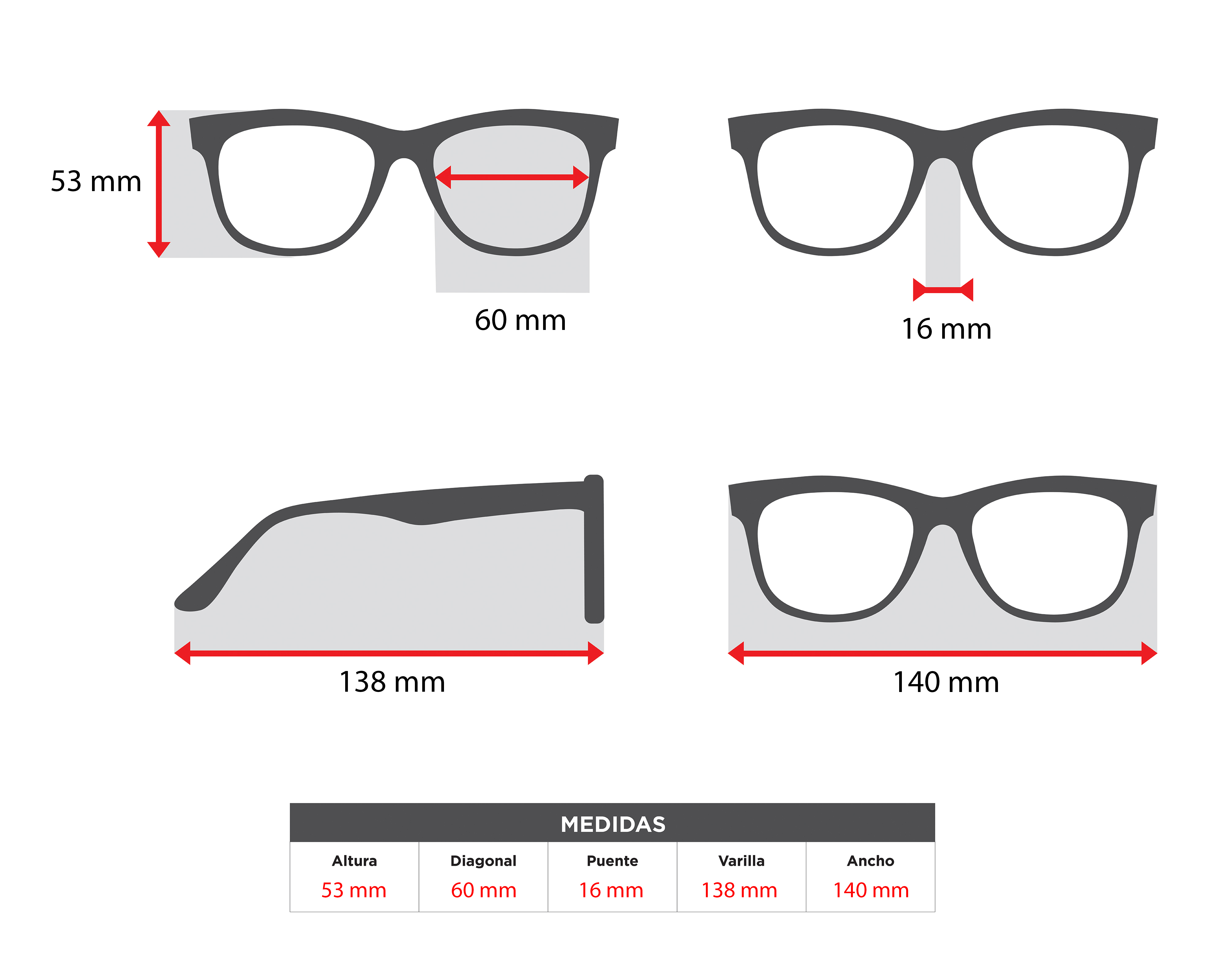 Foto 7 pulgar | Foto 6 | Lentes de Sol para Mujer Sofia Vergara Cuadrados Claudia BLK Negros