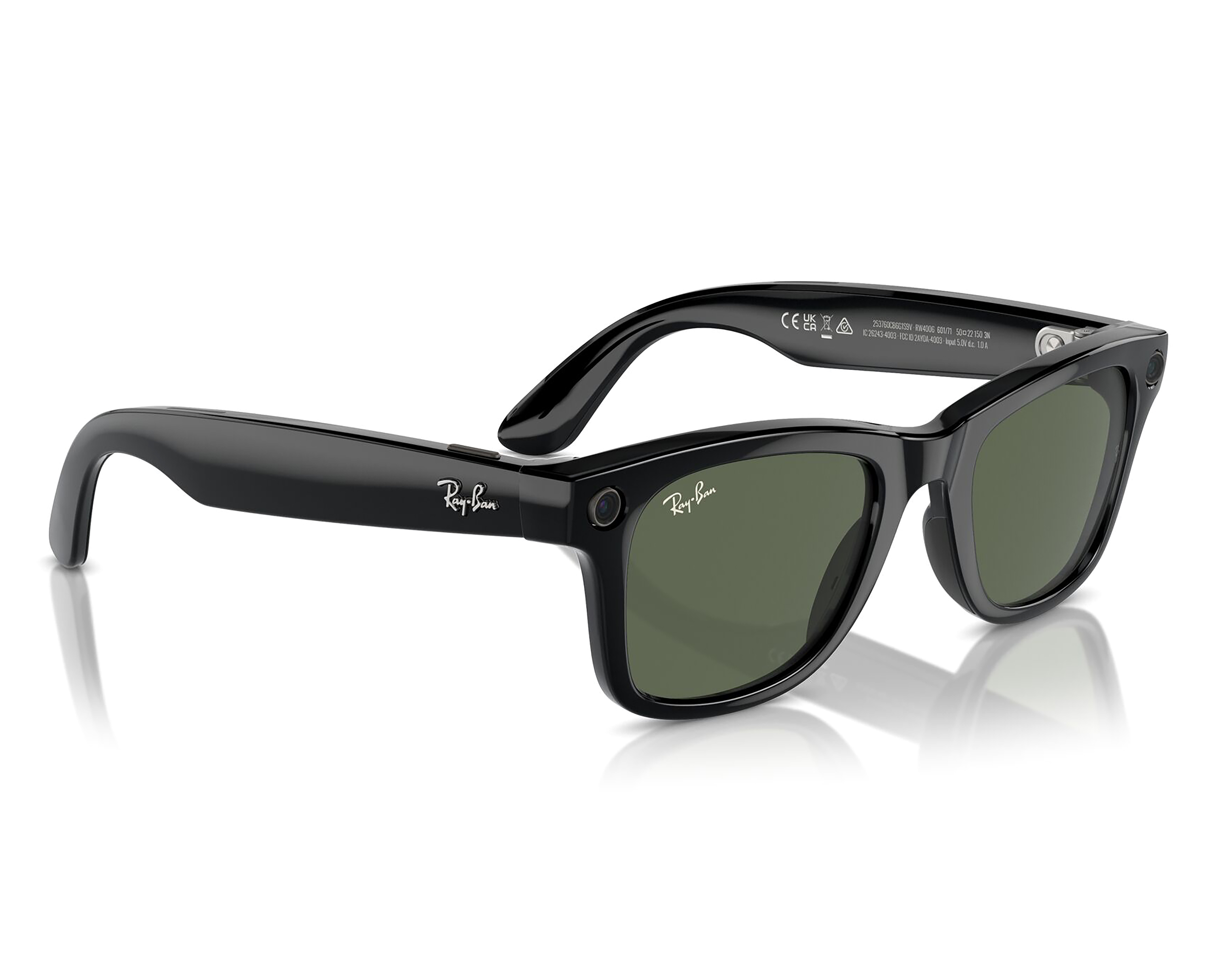 Ray-Ban Meta Gen 1 Wayfarer Negro Brillante Solares
