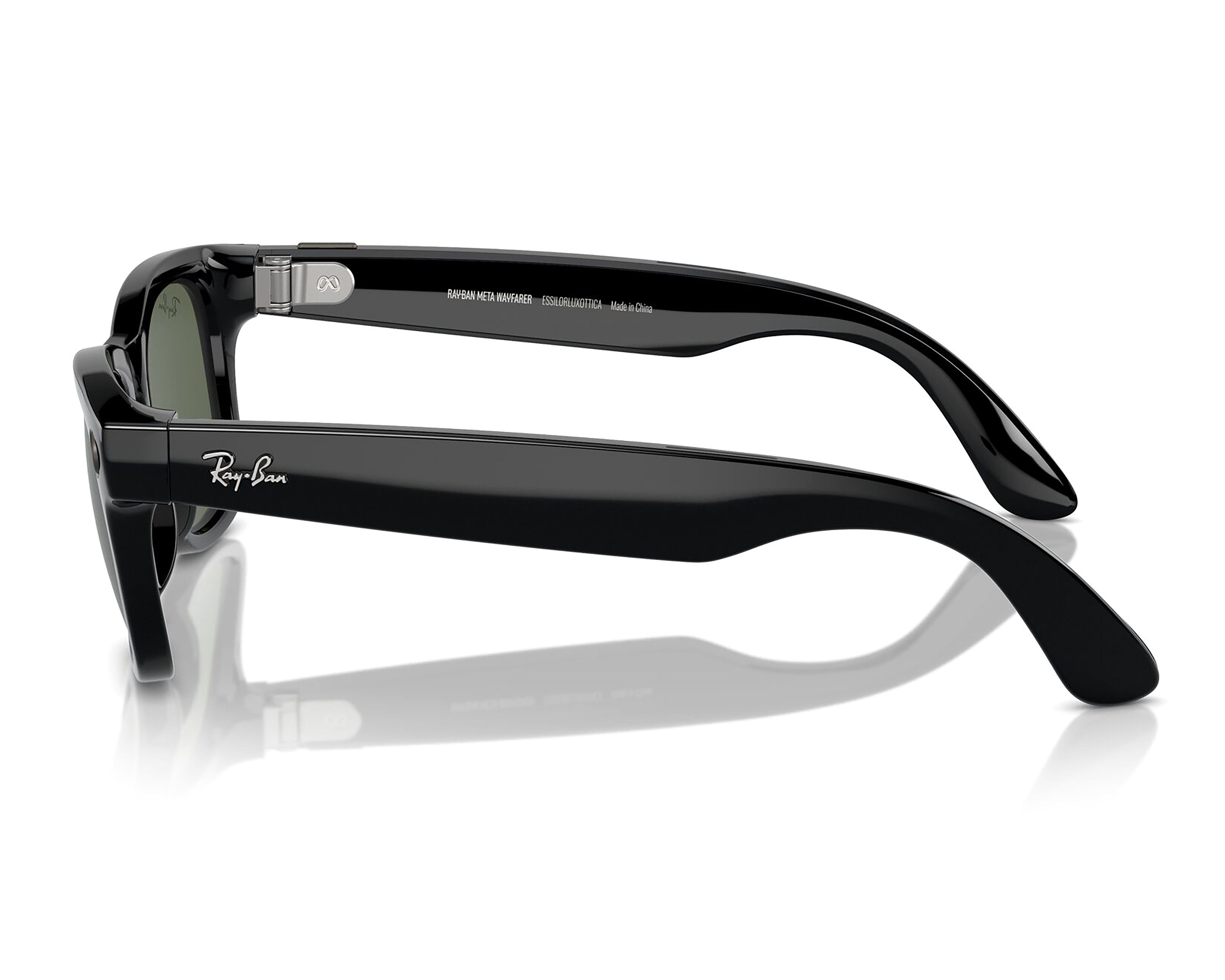 Foto 6 pulgar | Foto 5 | Ray-Ban Meta Gen 1 Wayfarer Negro Brillante Solares