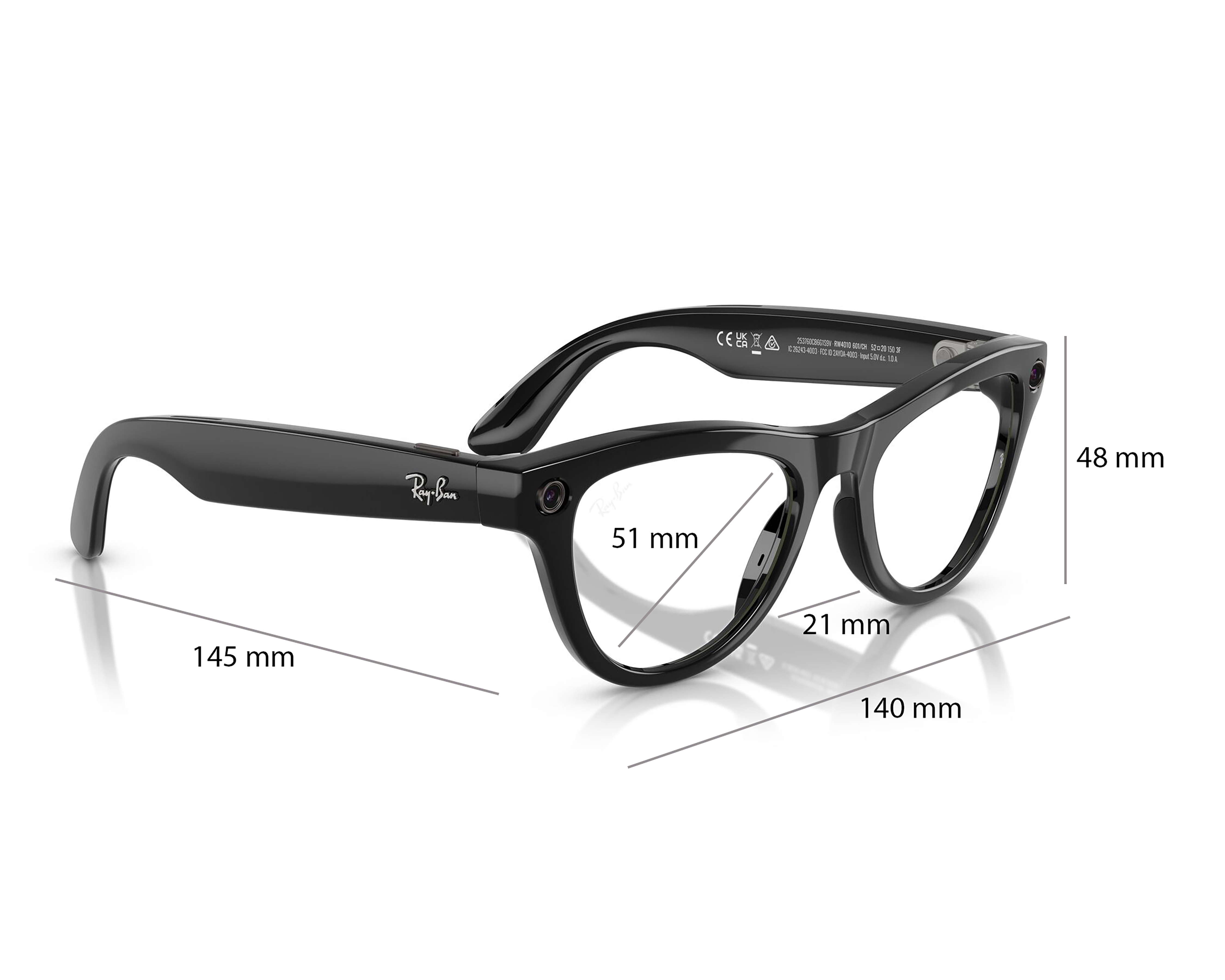 Foto 7 | Foto 7 | Ray-Ban Meta Gen 1 Cat Eye Negro Skyler Amatista Transitions
