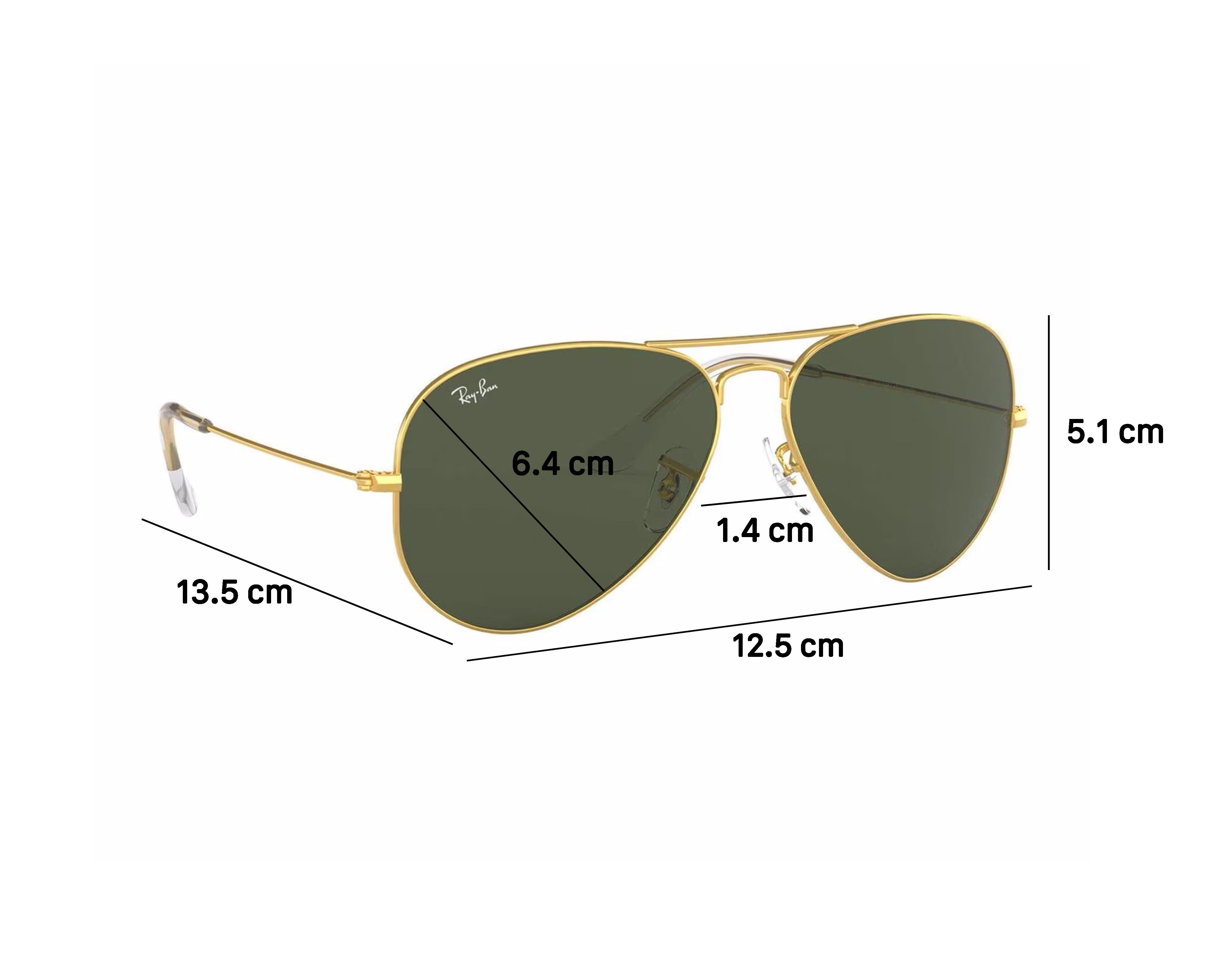 Foto 10 | Foto 10 | Lentes de Sol Unisex Ray-Ban Aviador Icons Dorados