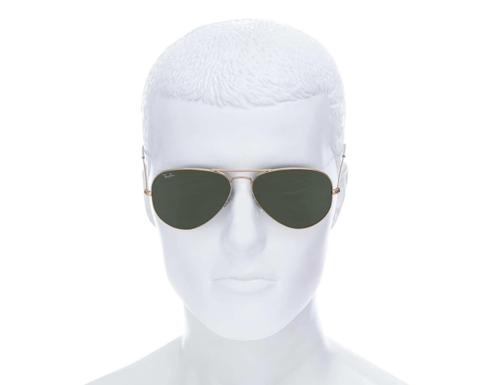 Foto 7 | Foto 7 | Lentes de Sol Unisex Ray-Ban Aviador Icons Dorados