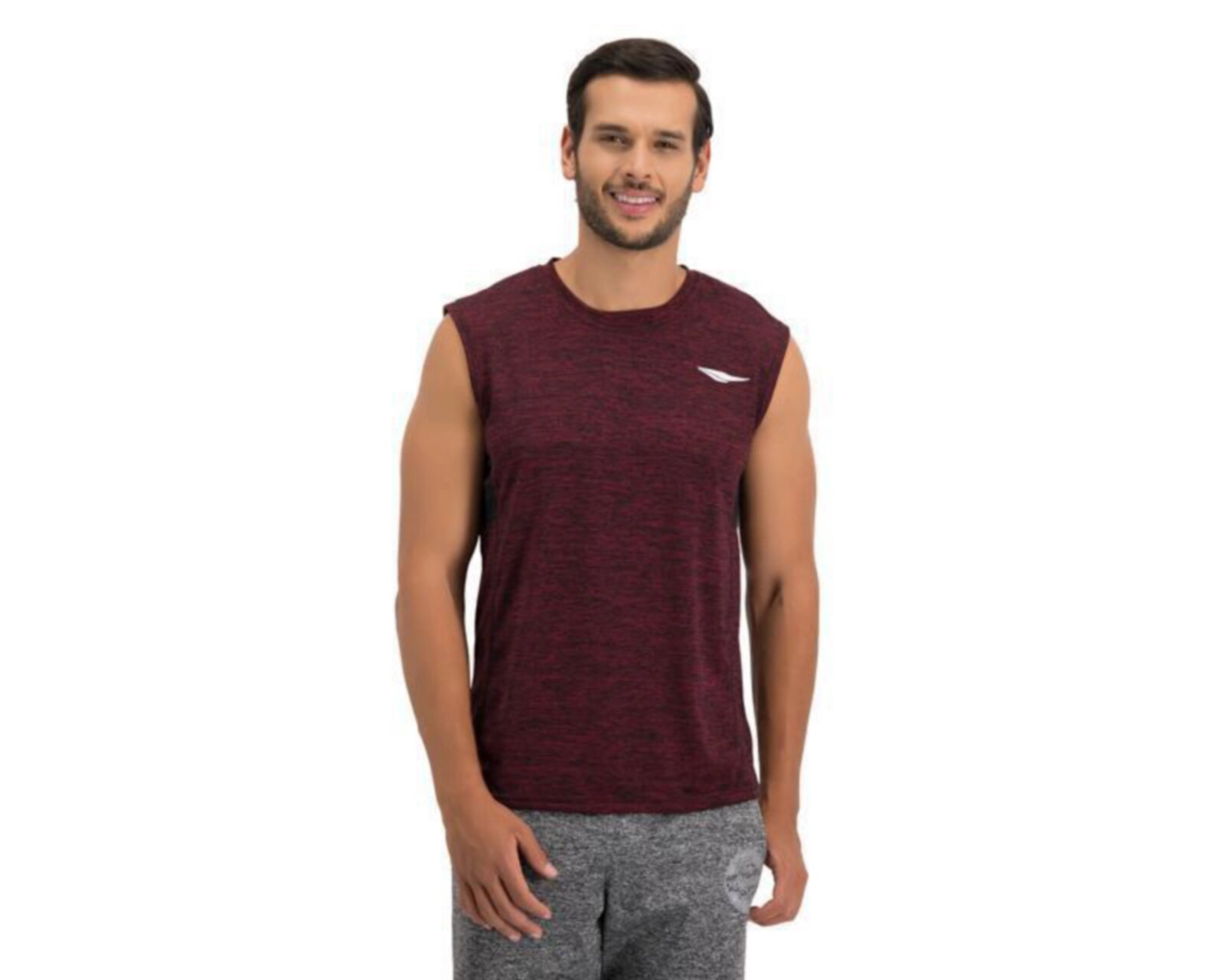 Playera Cuello Redondo Tinto marca Sportline para Hombre