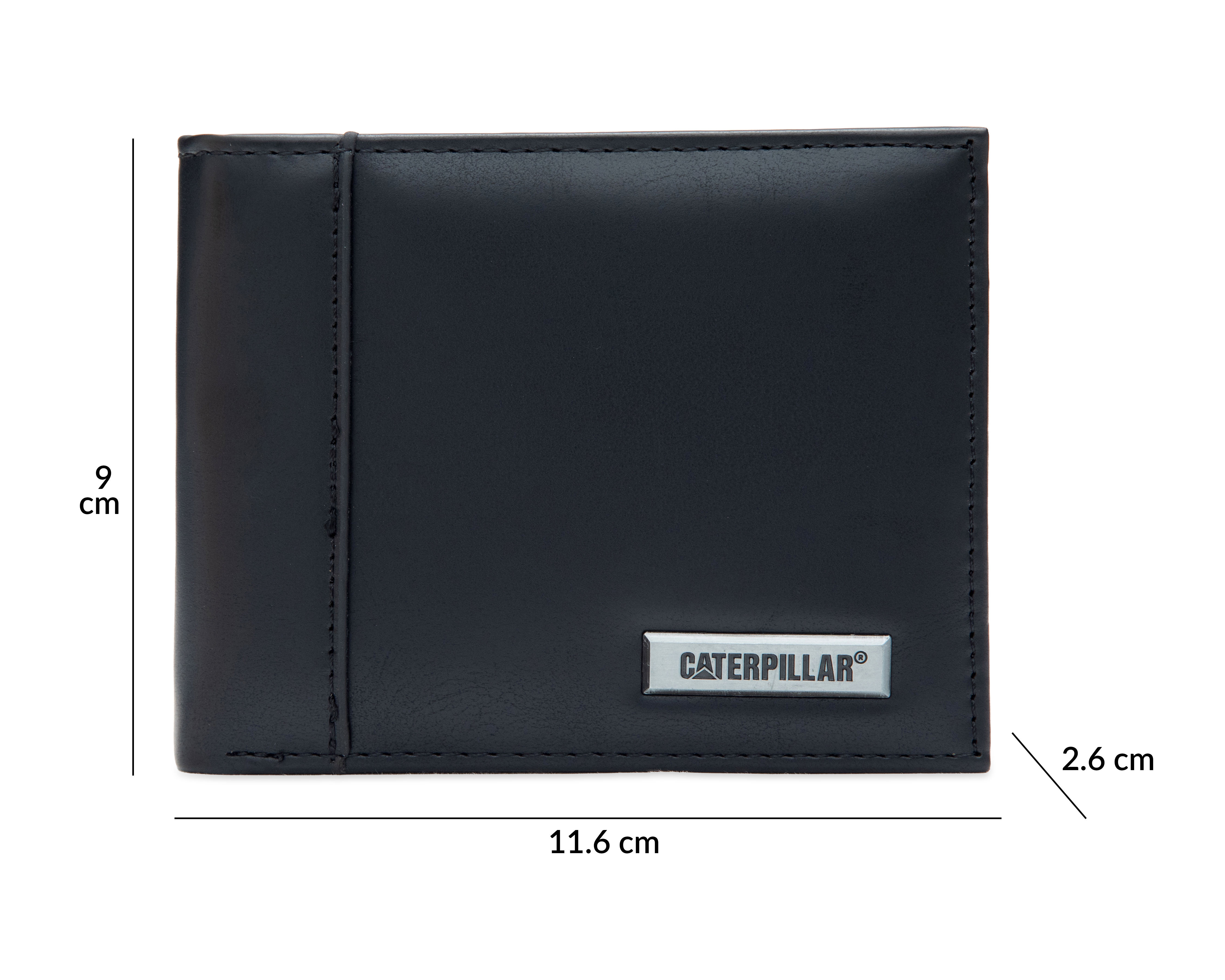 Foto 6 | Foto 6 | Cartera y Cinturón para Hombre CAT Negro 2 Piezas