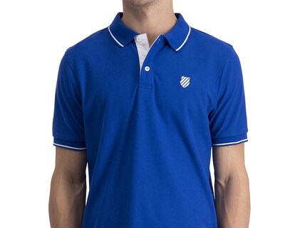 Foto 4 | Foto 4 | Playera Polo K-Swiss Azul para Hombre