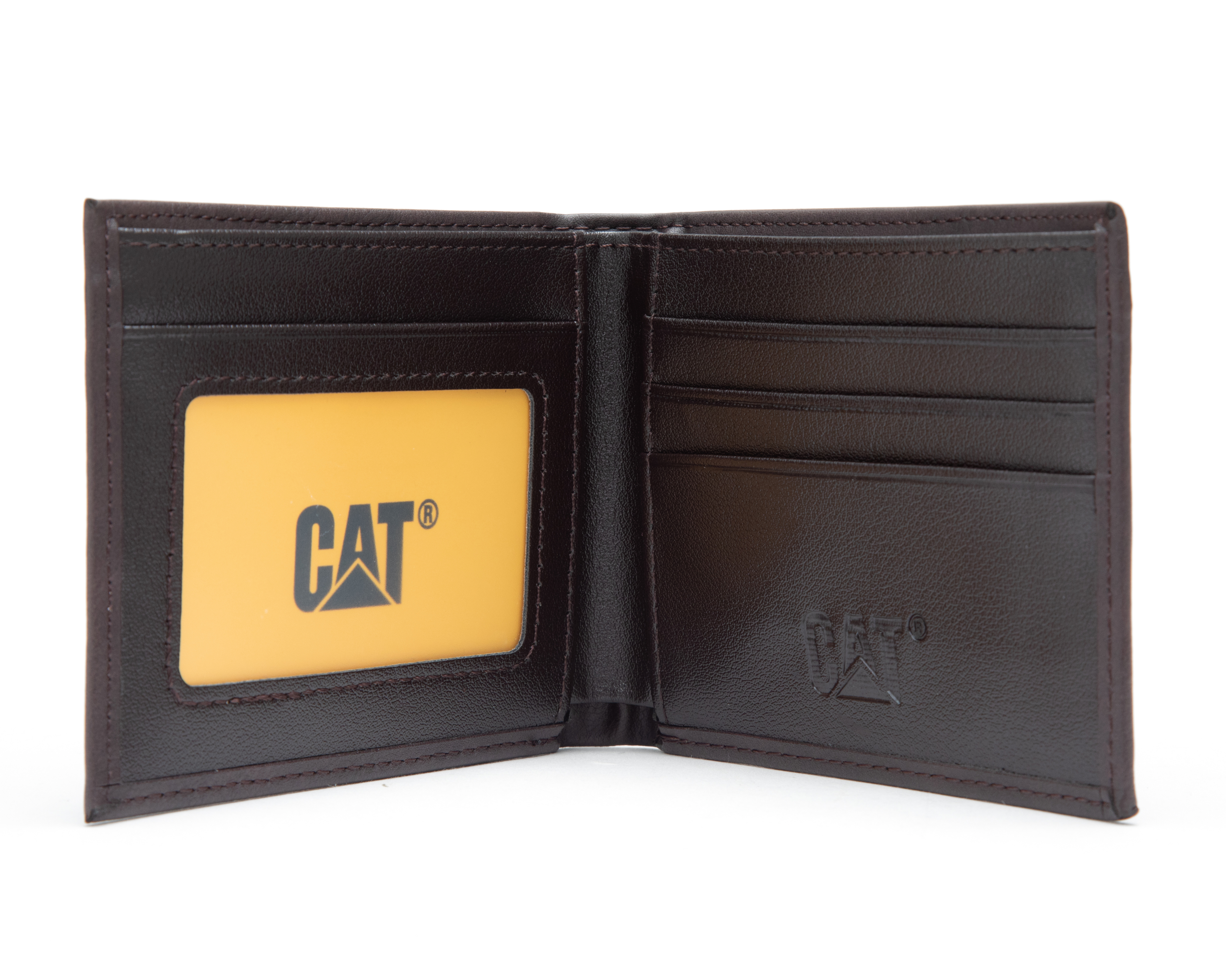 Foto 3 | Foto 3 | Cartera y Cinturón para Hombre CAT Café 2 Piezas