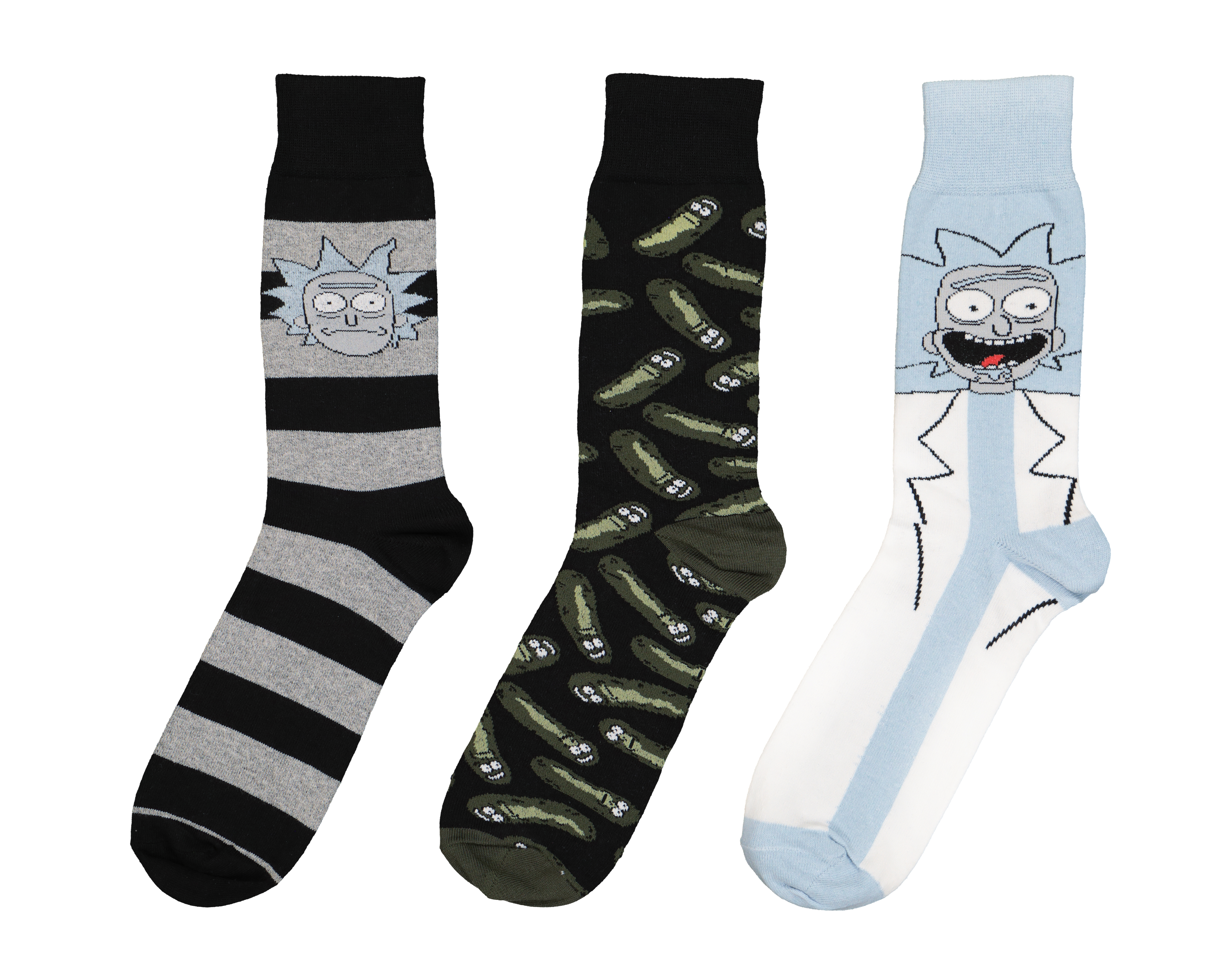 Calcetas Tobilleras Rick y Morty para Hombre 3 Pares