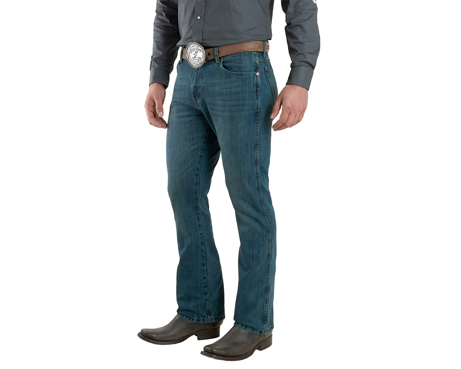 Foto 5 pulgar | Foto 4 | Jeans Slim Bootcut Wrangler para Hombre