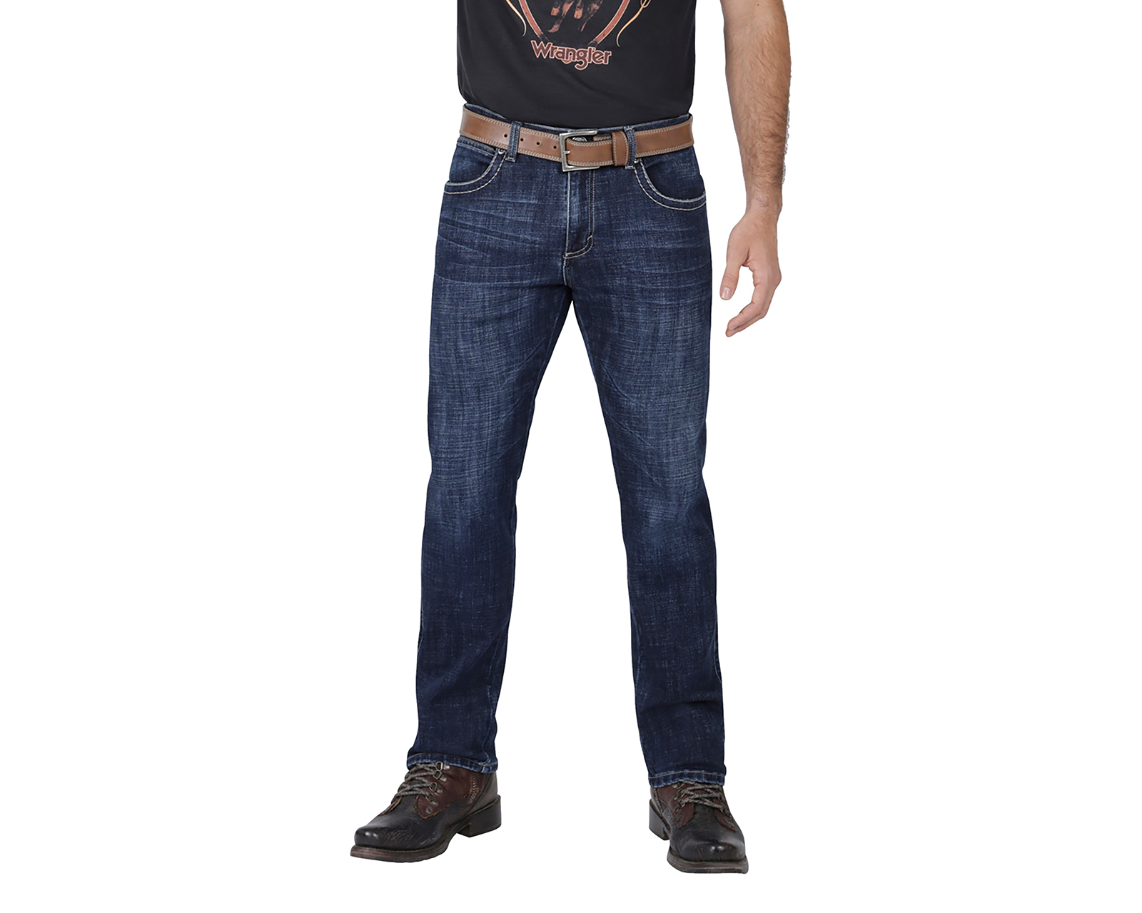 Foto 1 | Foto 1 | Jeans Slim Straight Wrangler para Hombre