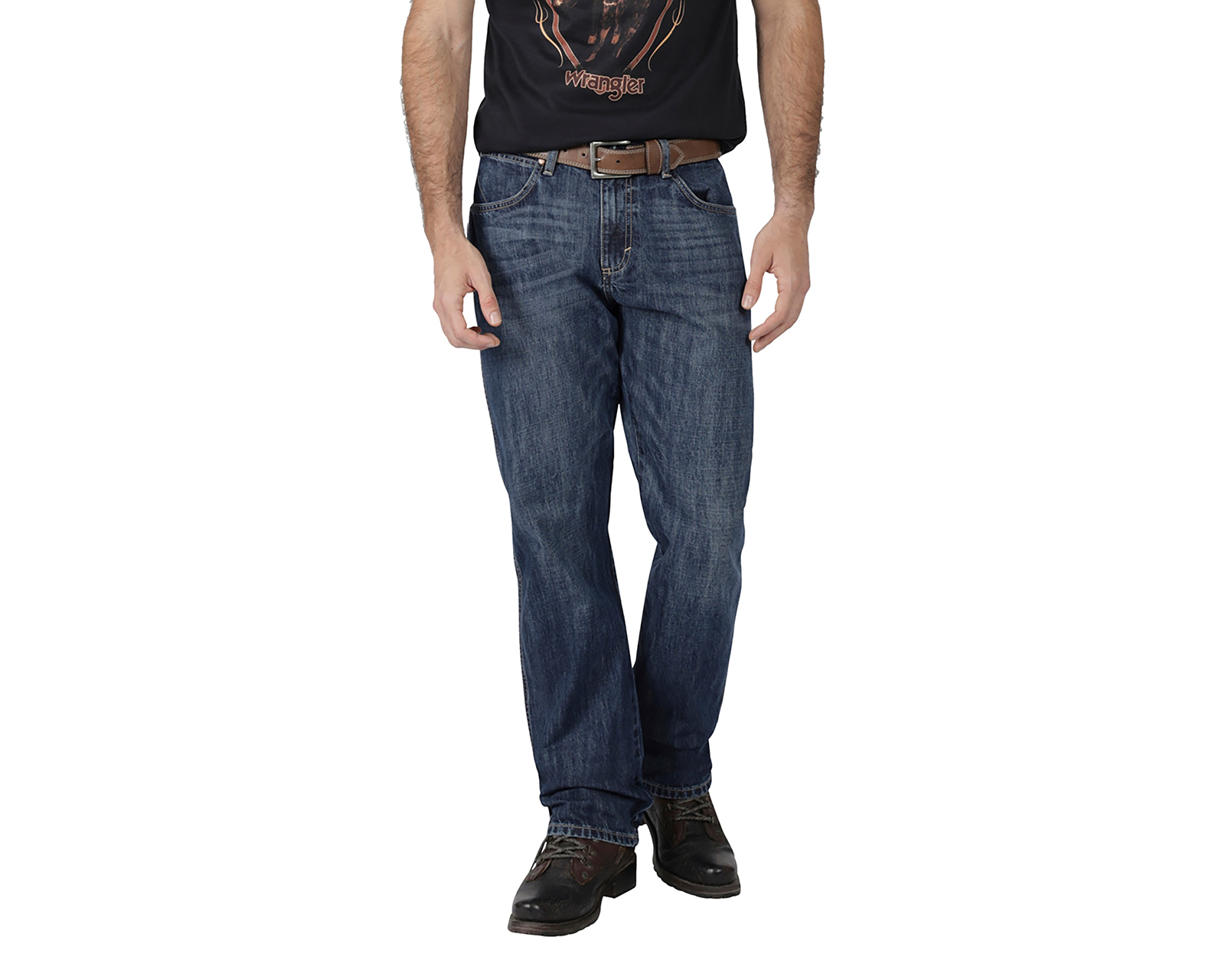 Foto 1 | Foto 1 | Jeans Slim Straight Wrangler para Hombre