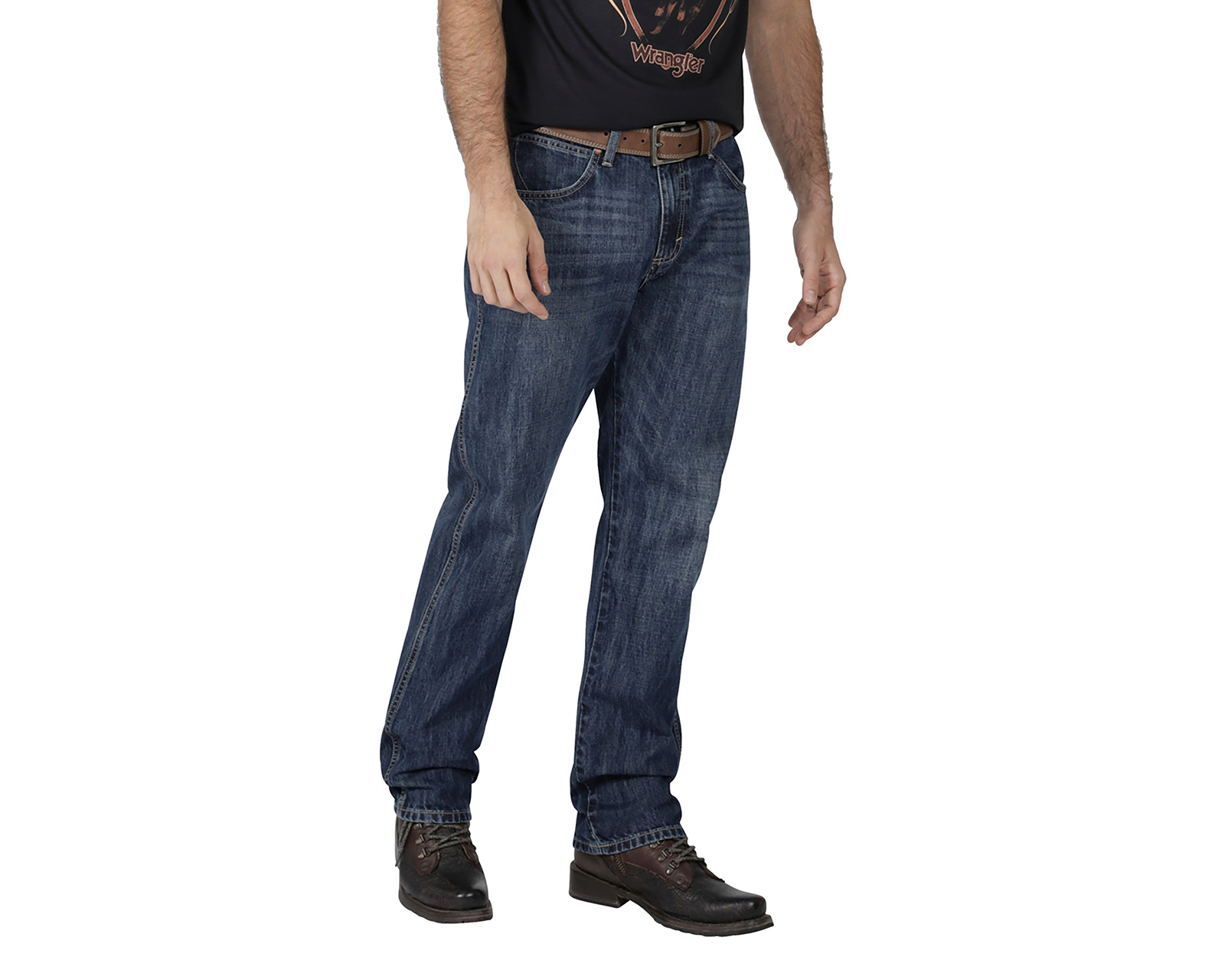 Foto 5 pulgar | Foto 4 | Jeans Slim Straight Wrangler para Hombre