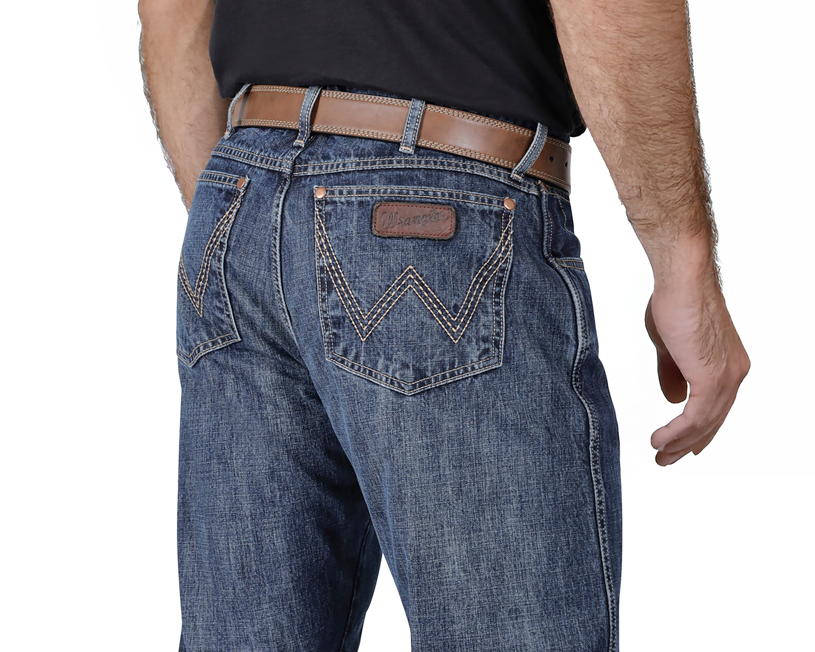 Foto 6 pulgar | Foto 5 | Jeans Slim Straight Wrangler para Hombre