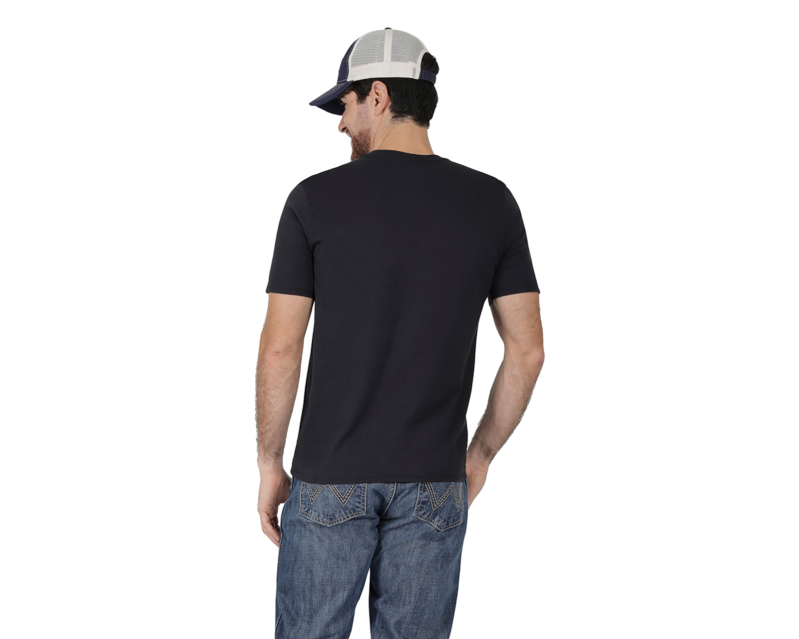 Foto 3 | Foto 3 | Playera de Cuello Redondo Negra Wrangler para Hombre