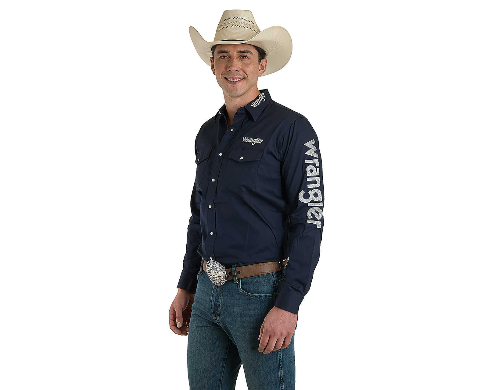 Foto 4 | Foto 4 | Camisa Casual de Algodón Wrangler Regular Fit Estampado para Hombre