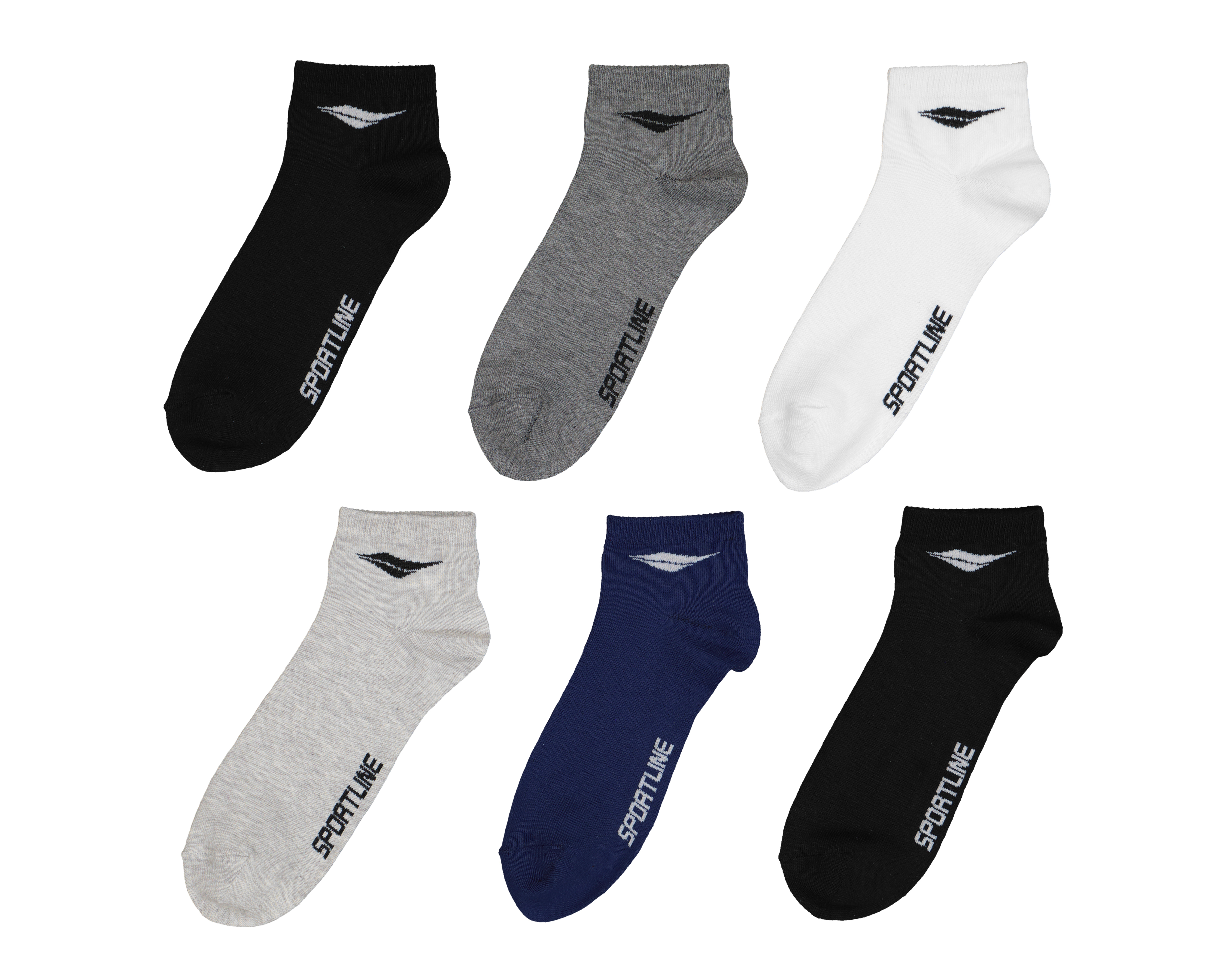 Foto 2 pulgar | Foto 1 | Calcetas Deportivas Tines Sportline Cooltek para Hombre 6 Pares