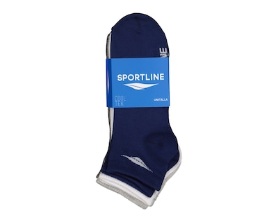 Foto 3 | Foto 3 | Calcetas Deportivas Tines Sportline Cooltek para Hombre 6 Pares