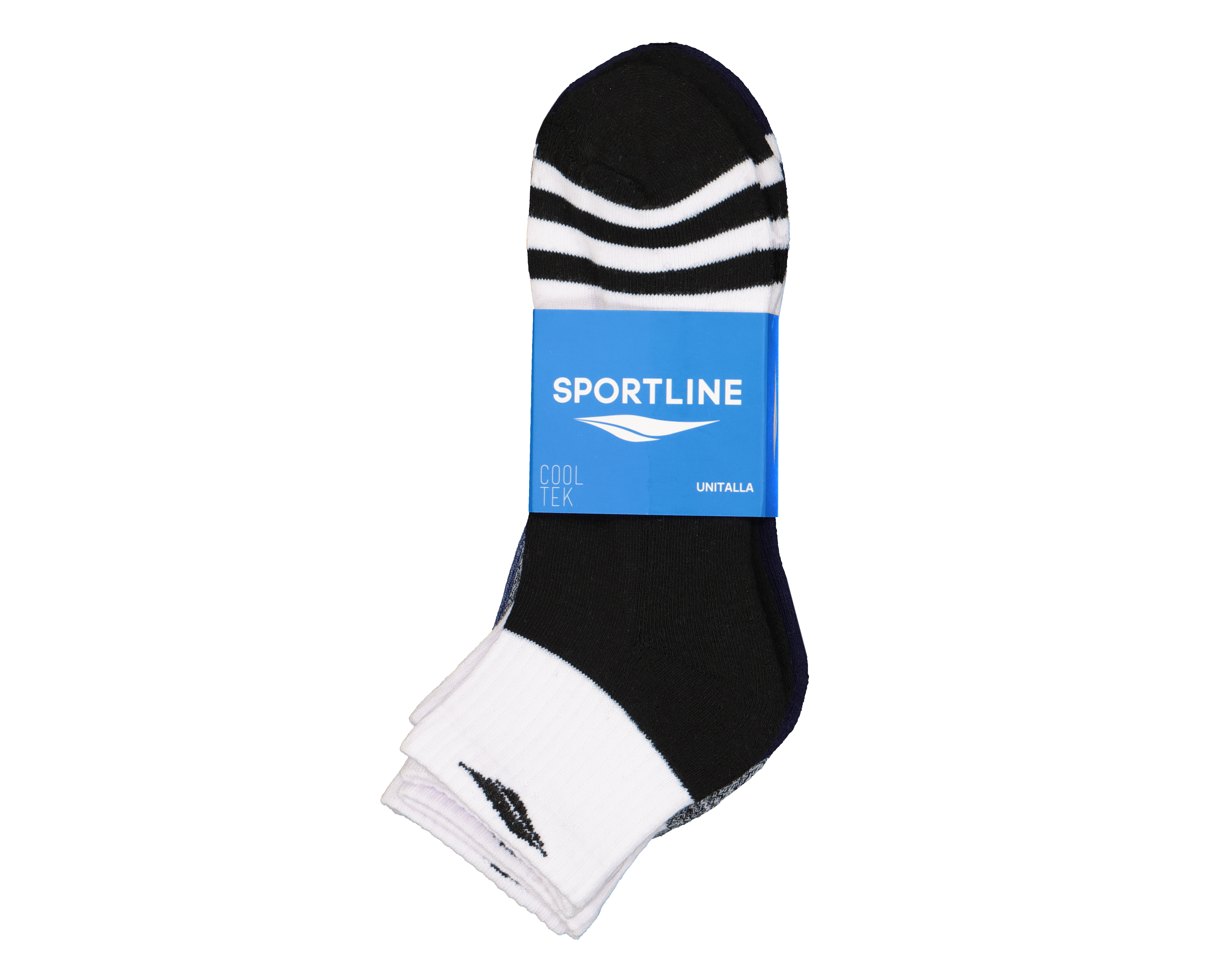 Foto 4 pulgar | Foto 3 | Calcetas Deportivas Cortas Sportline Cooltek para Hombre 5 Pares