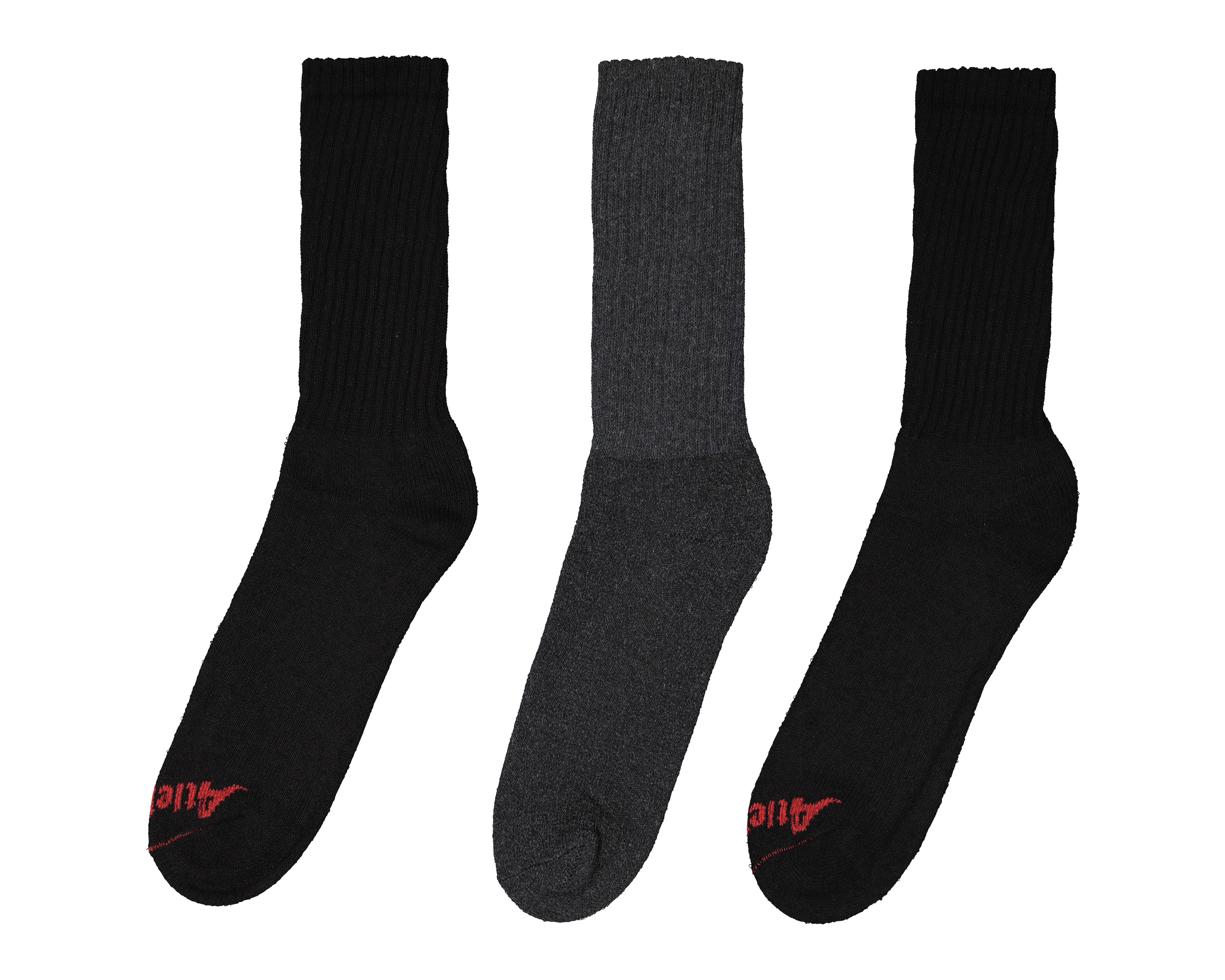Foto 2 pulgar | Foto 1 | Calcetas Deportivas Largas Atléticos para Hombre 3 Pares