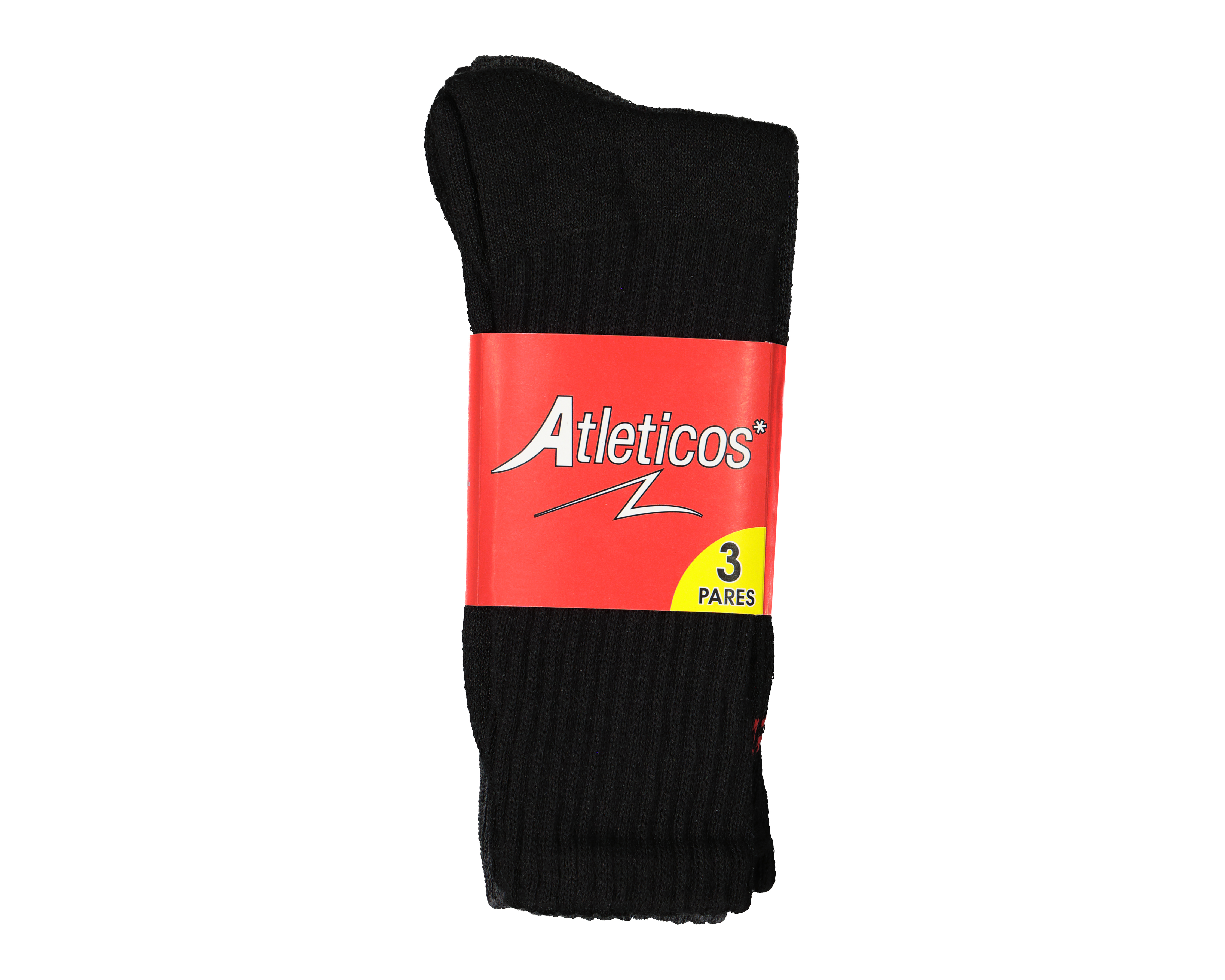 Foto 4 pulgar | Foto 3 | Calcetas Deportivas Largas Atléticos para Hombre 3 Pares