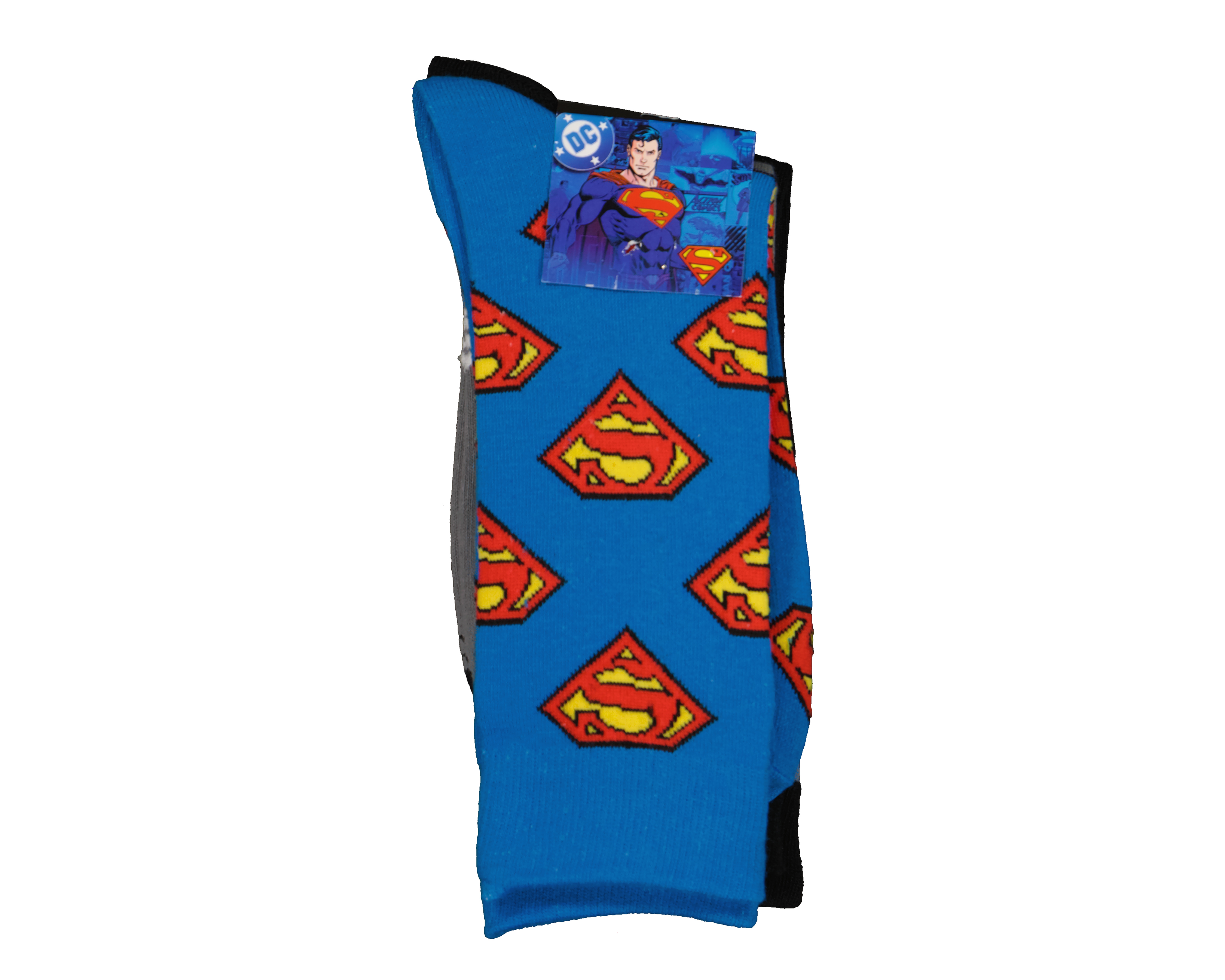 Foto 4 pulgar | Foto 3 | Calcetas Largas Superman para Hombre 3 Pares