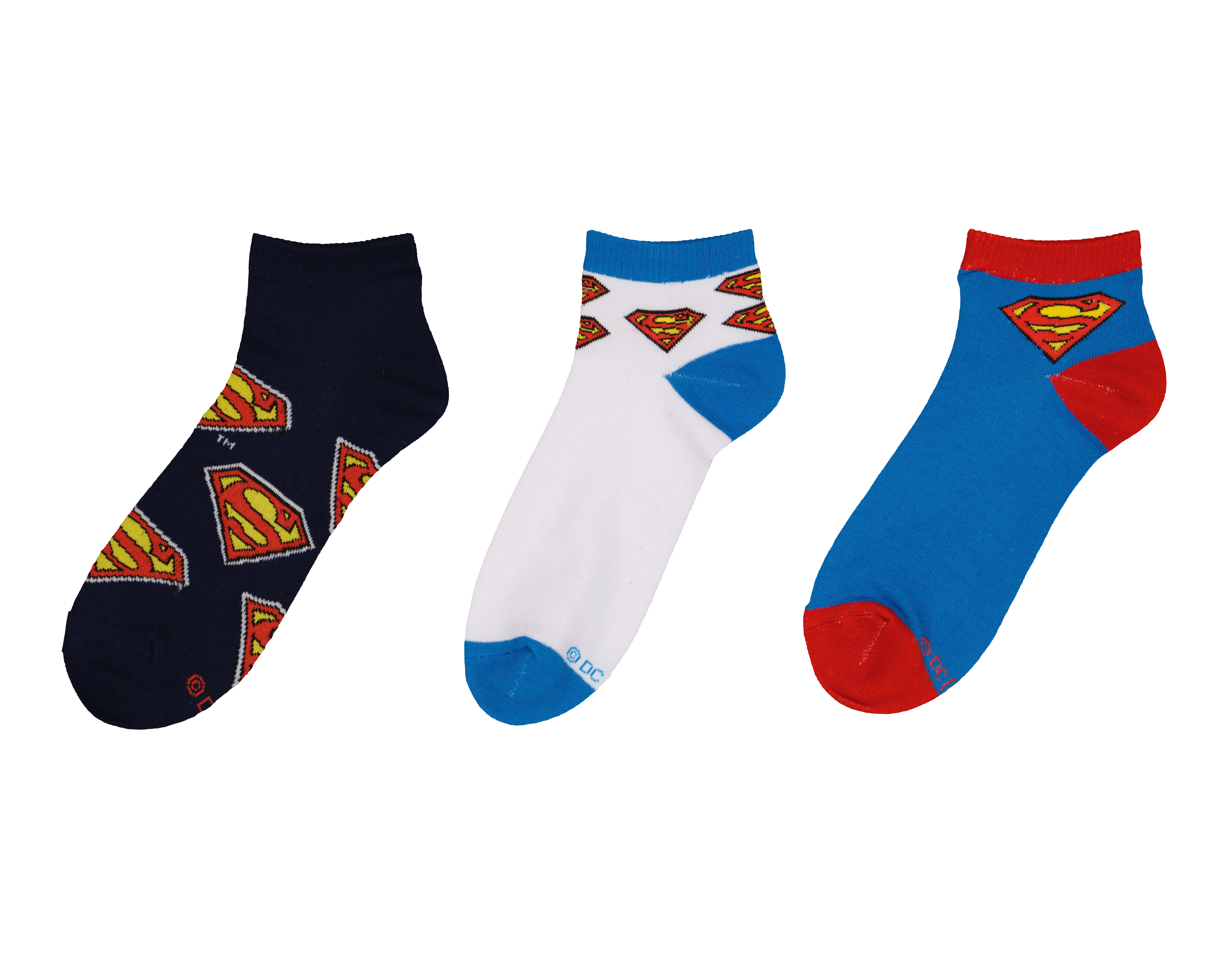 Calcetas Superman para Hombre 3 Pares