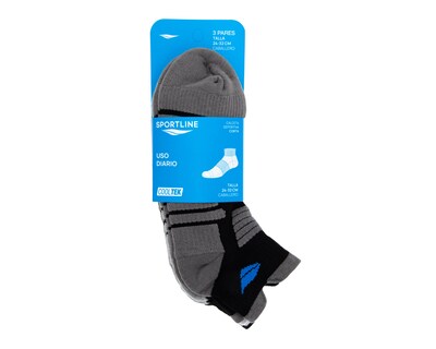 Foto 3 | Foto 3 | Calcetas Deportivas Sportline para Hombre 3 Pares