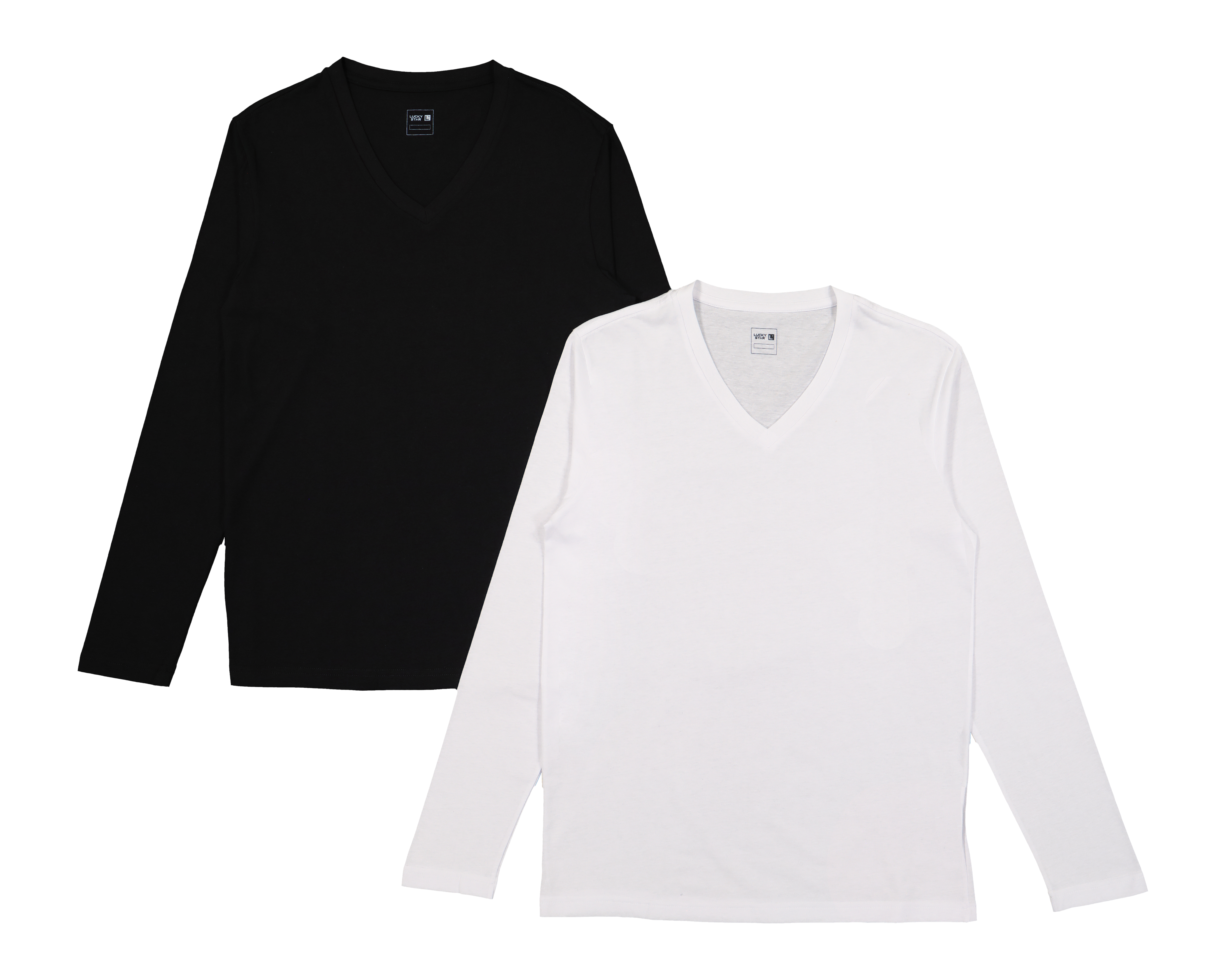 Playera Interior Cuello V Lucky Star 2 Piezas